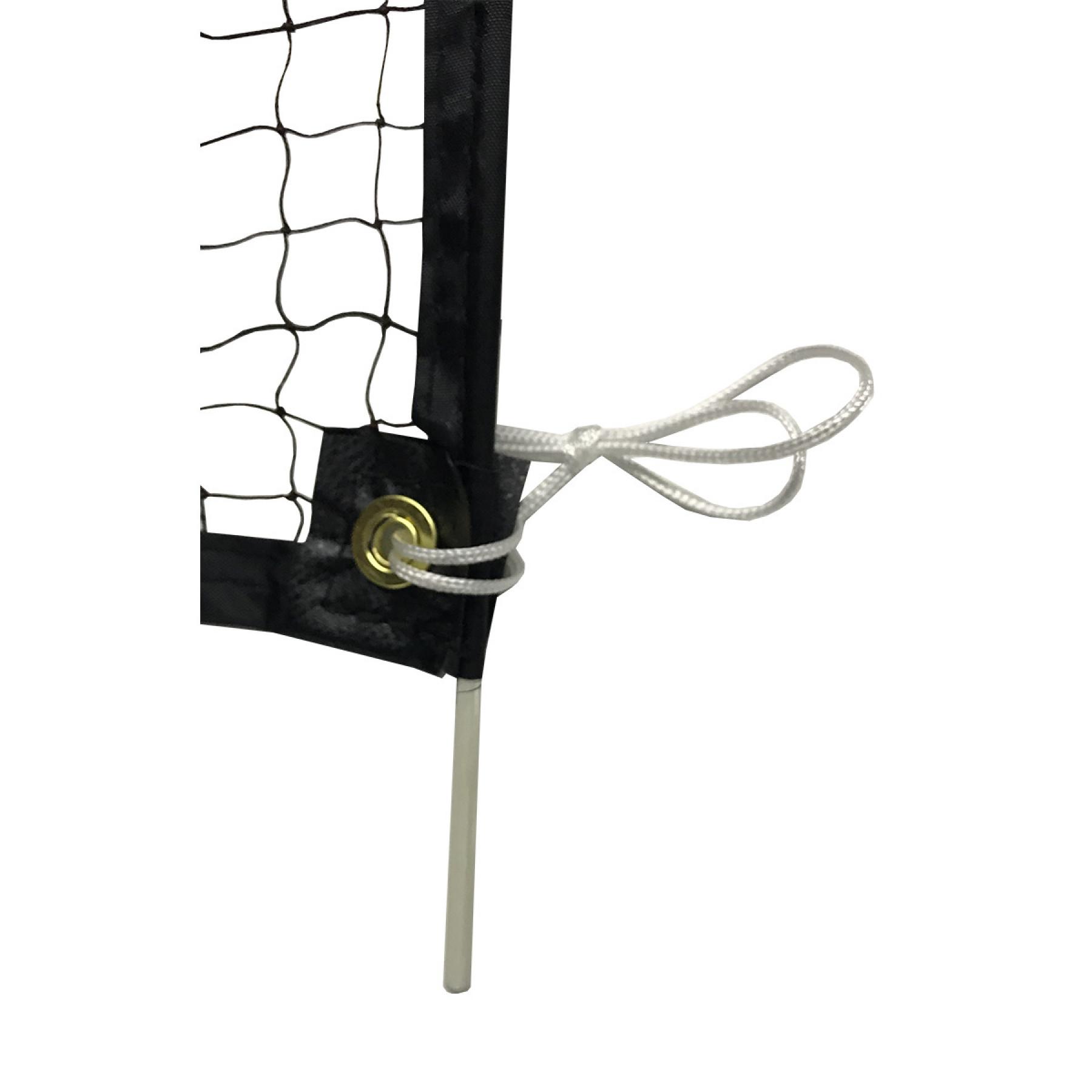 Filet badminton Compétition avec barre de cadrage maille 19mm, 1.6mm Sporti France
