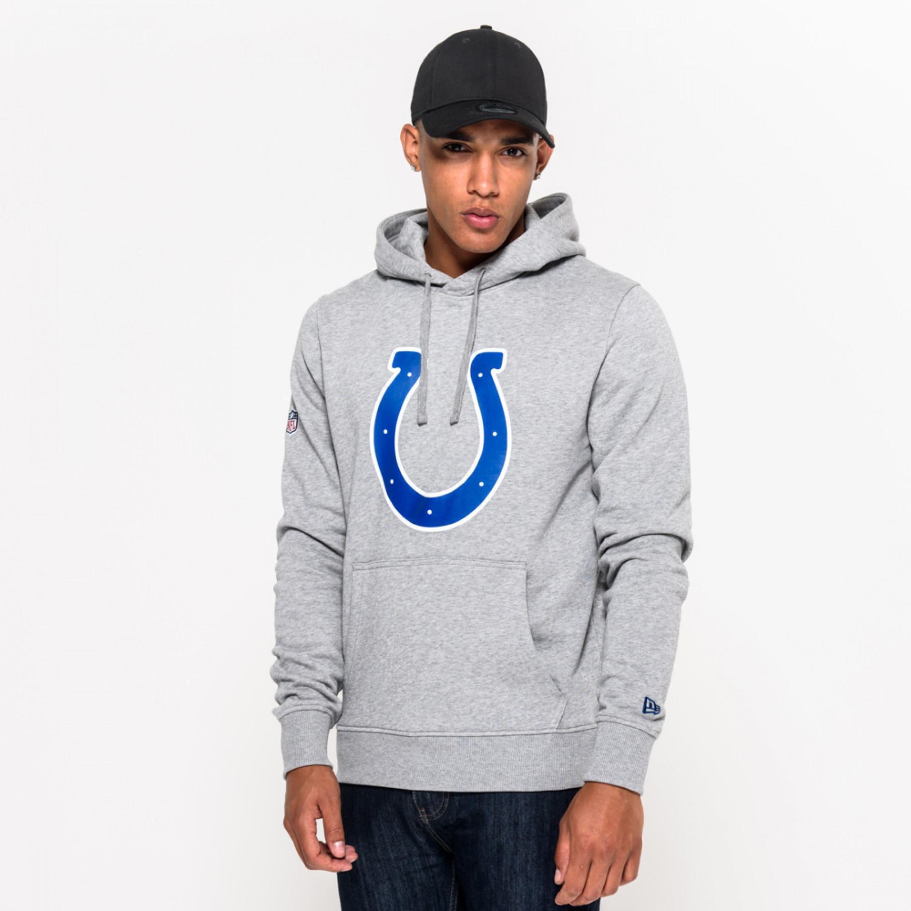 Sweat à capuche New Era avec logo de l'équipe Indianapolis Colts