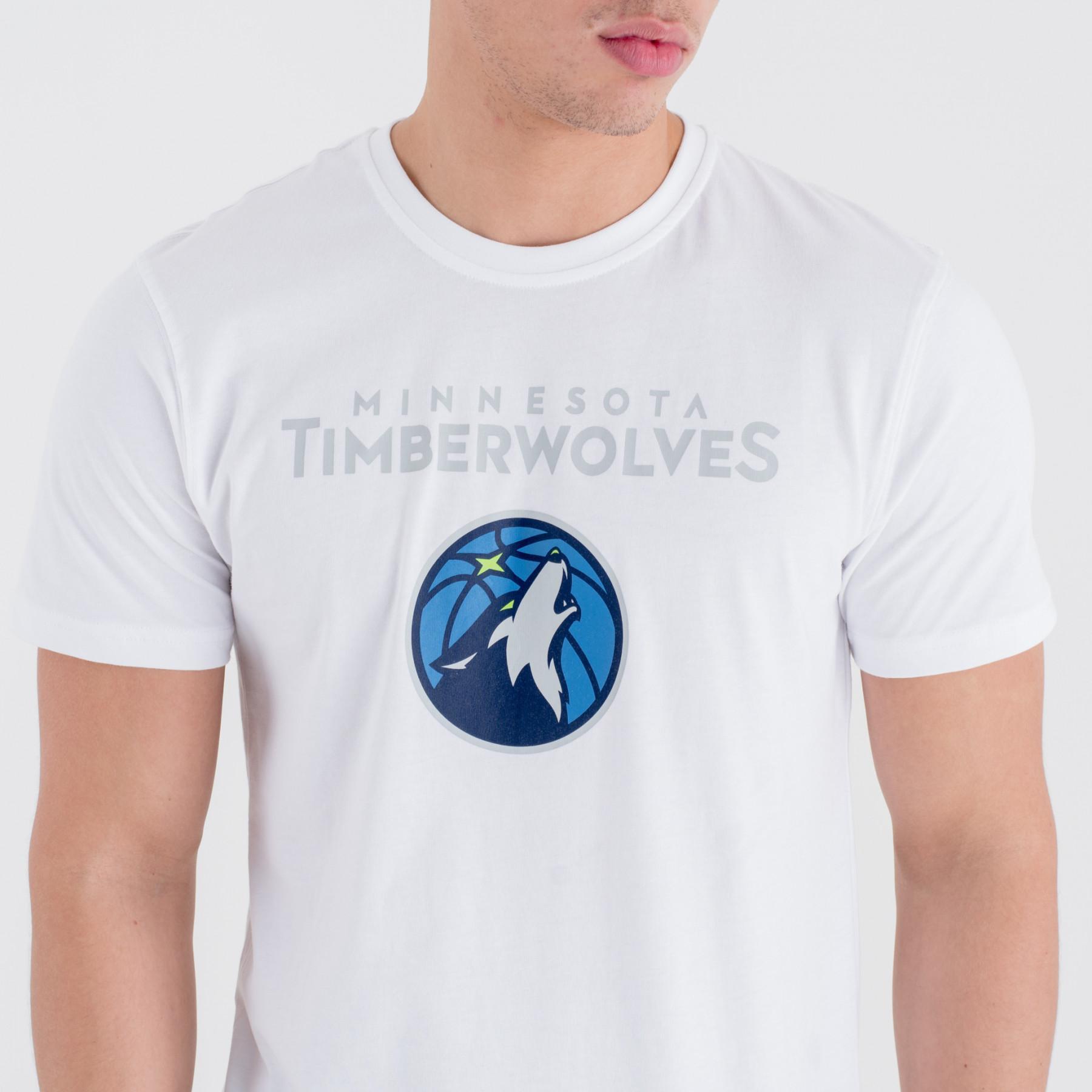 T-shirt New Era logo Minnesota Timberwolves