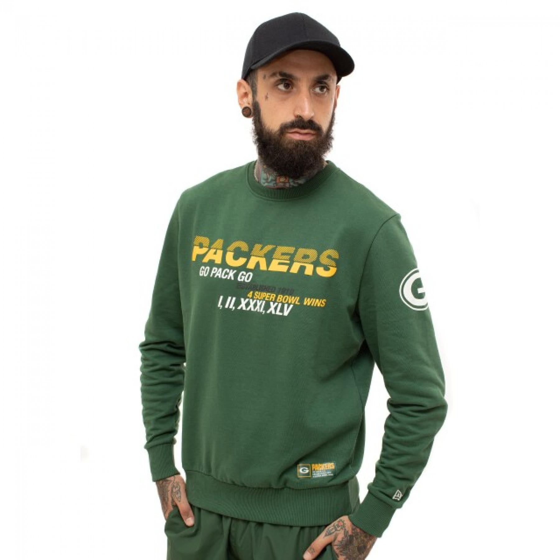 Sweatshirt New Era Packers Slogan