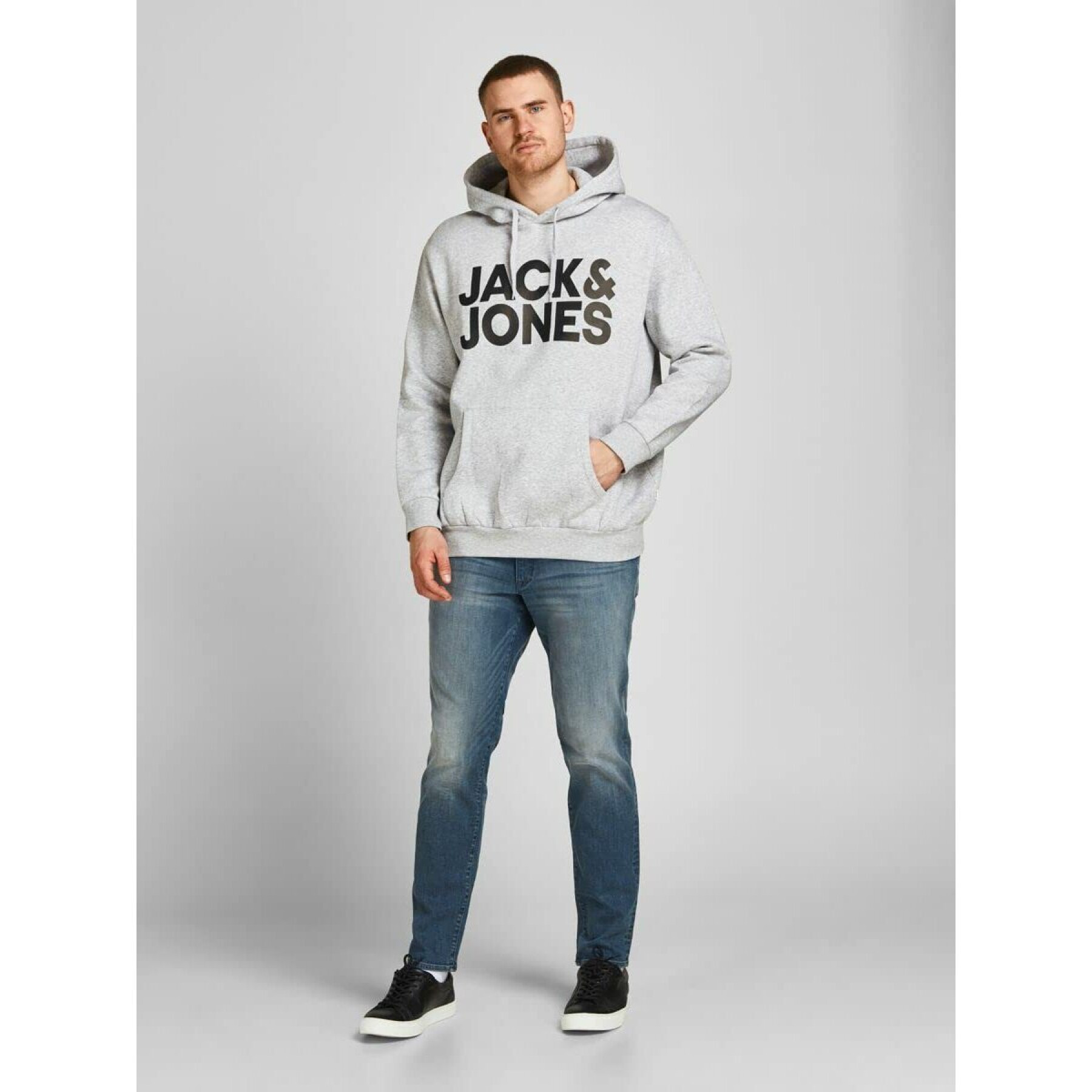 Sweatshirt à capuche grande taille Jack & Jones Corp Logo