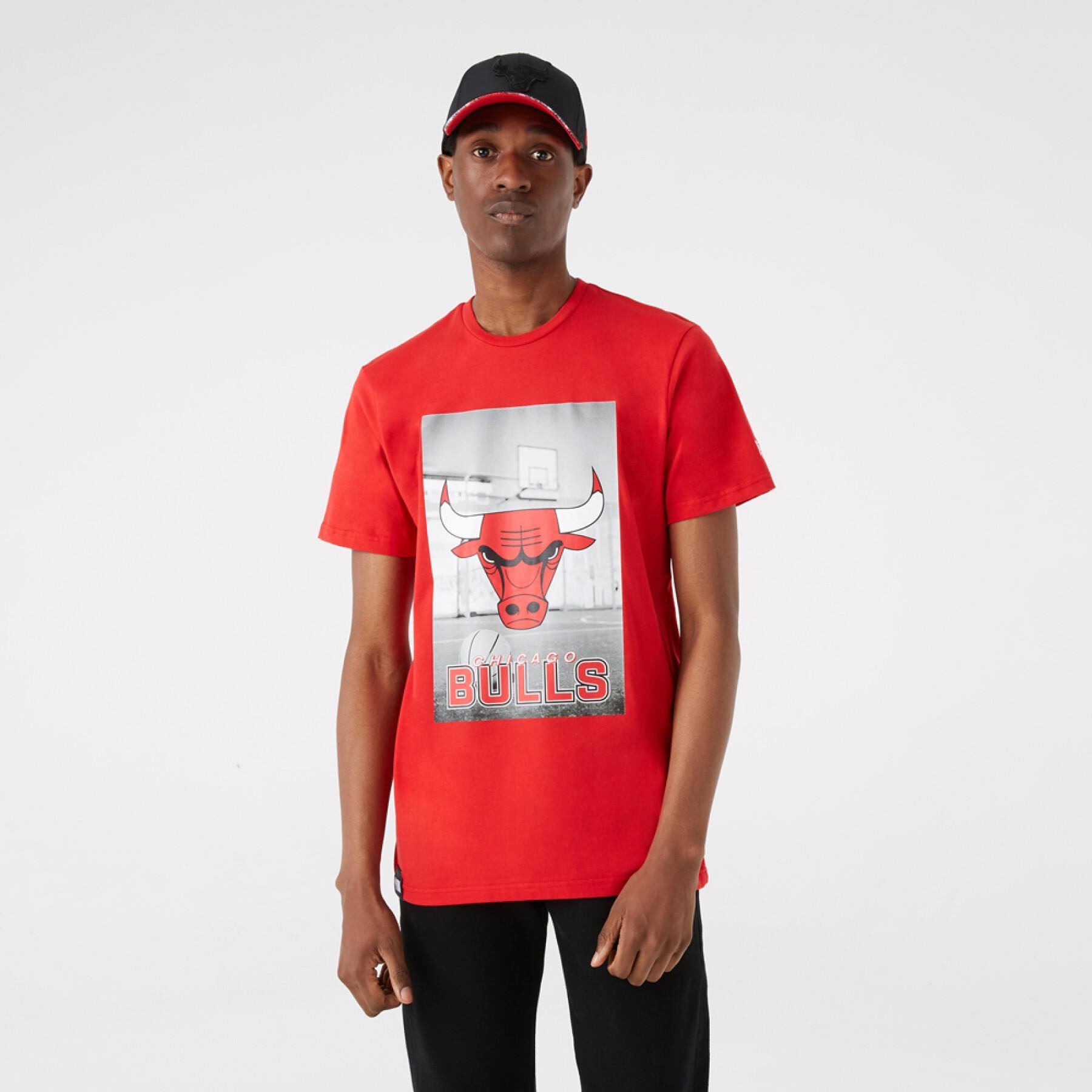 T-shirt photographic Chicago Bulls