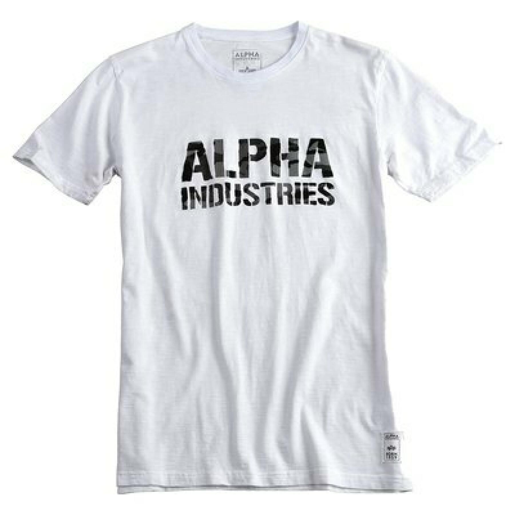 T-shirt Alpha Industries Camo Print