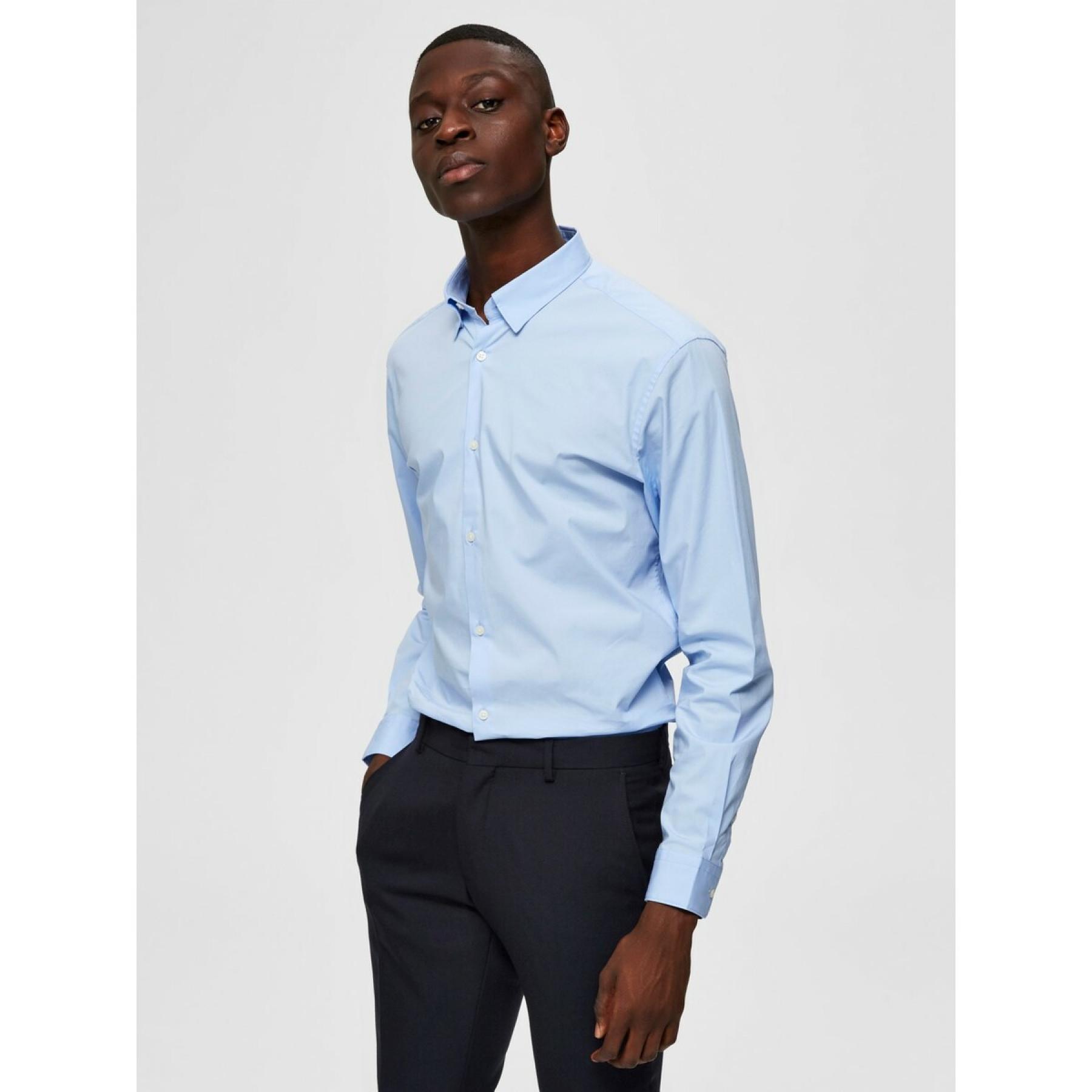 Chemise Selected Michigan manches longues slim