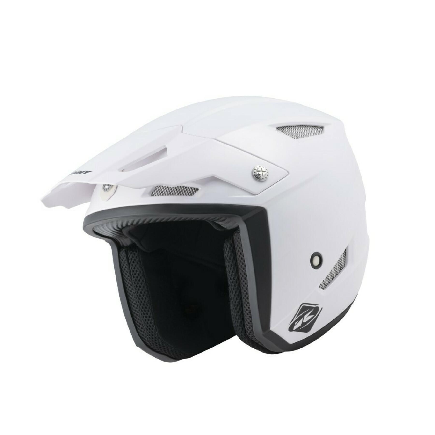 Casque moto jet Kenny trial solid