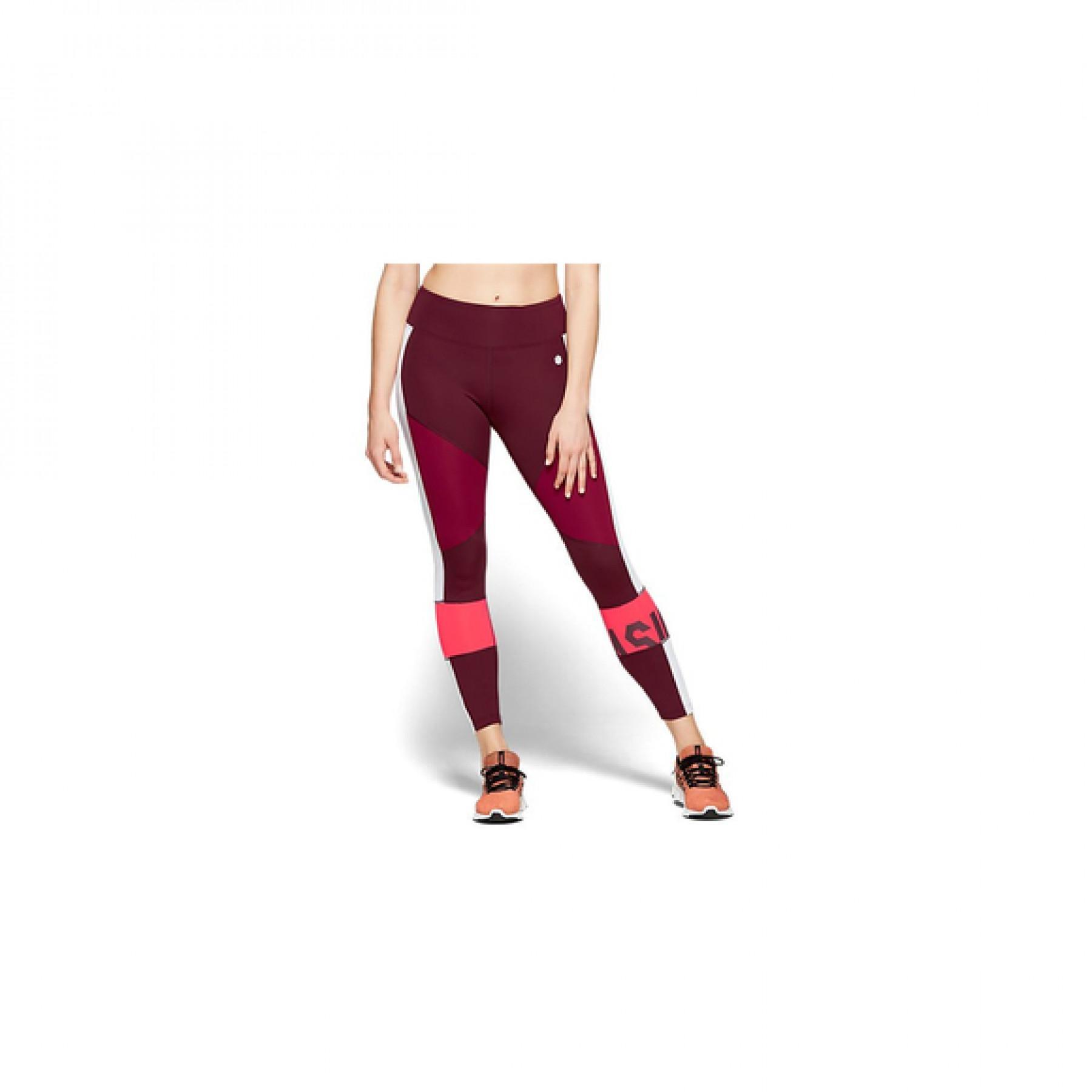 Pantalon femme Asics color block cropped 2