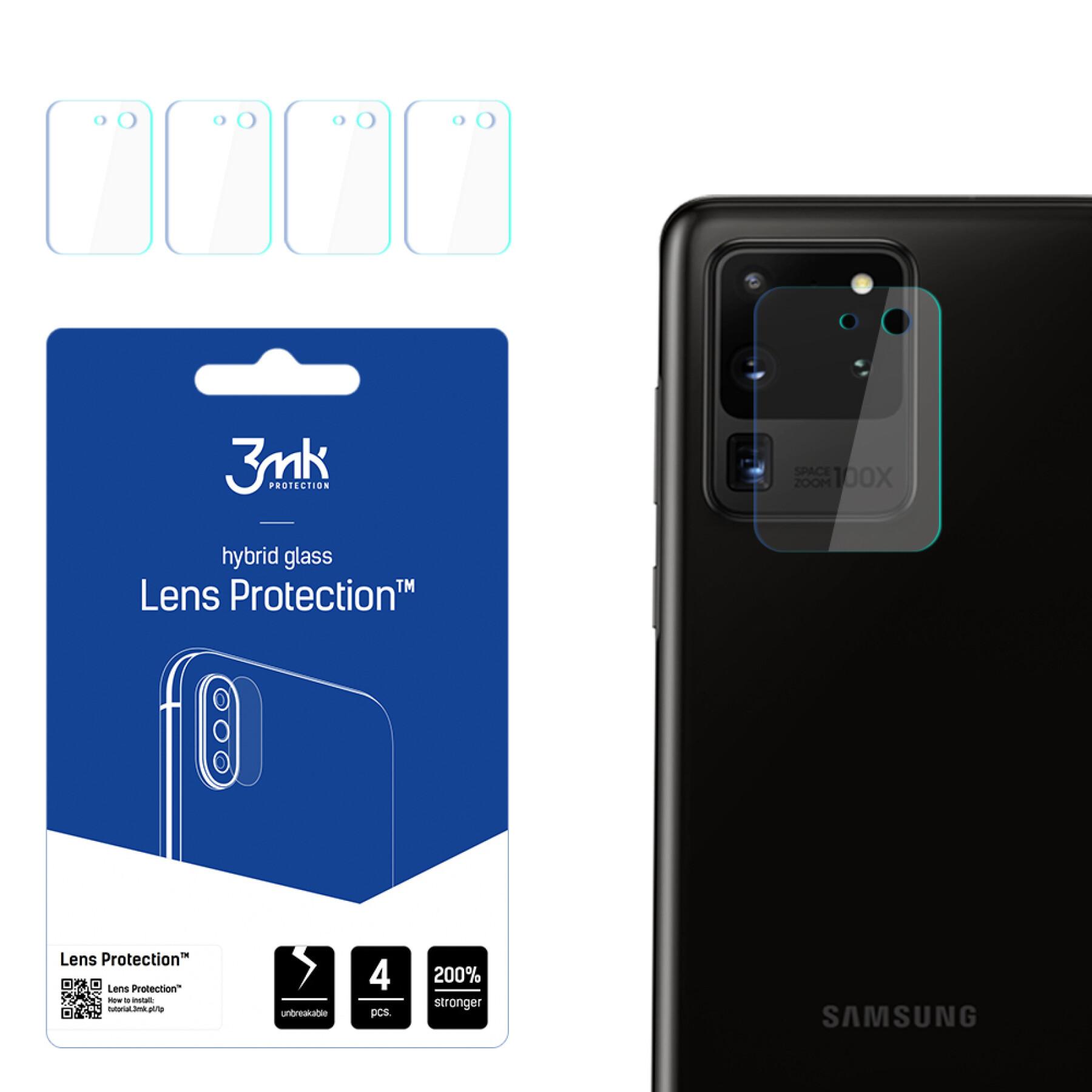 Lot de 4 protections d'objectif 3MK Samsung Galaxy S20 Ultra 5G