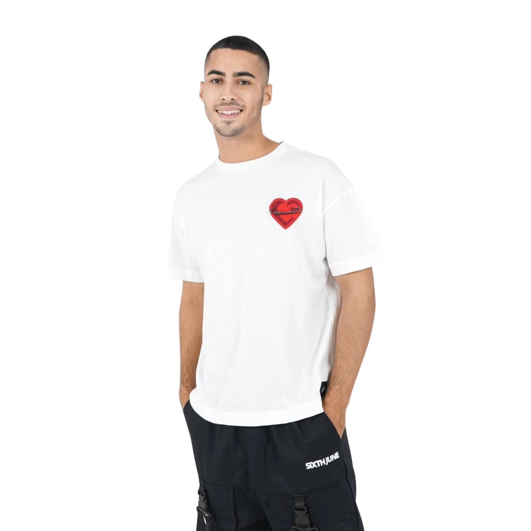 T-shirt Oversized Sixth June Heart