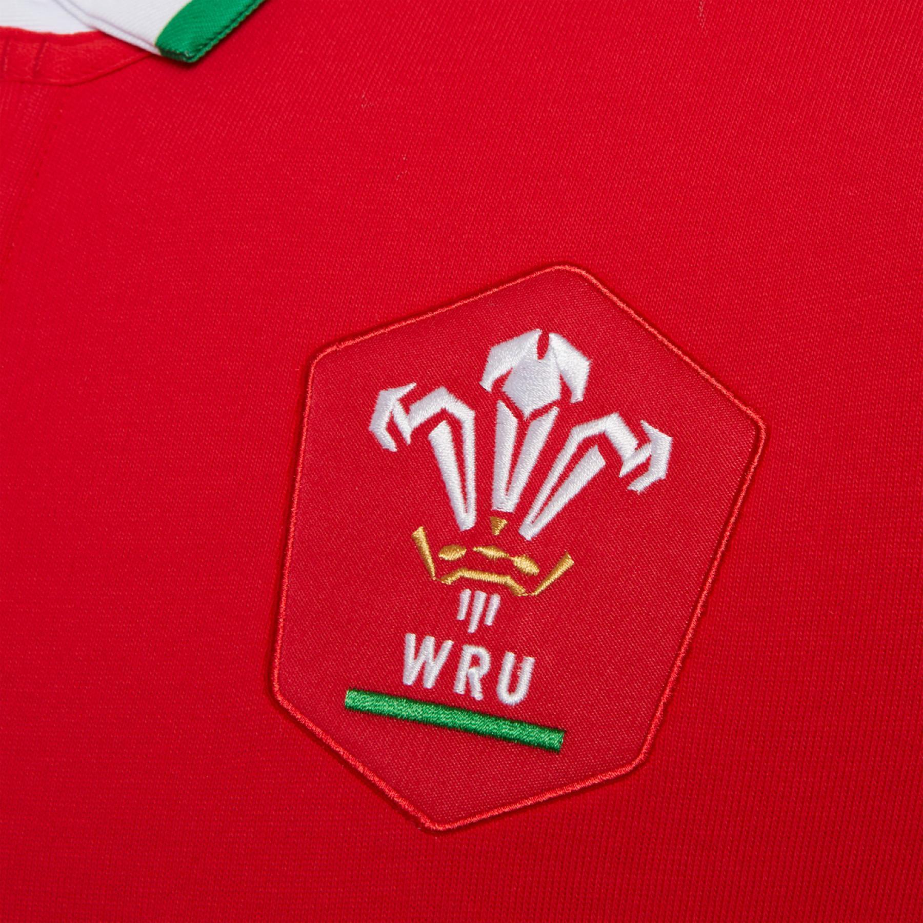 Maillot domicile coton Pays de Galles rugby 2020/21