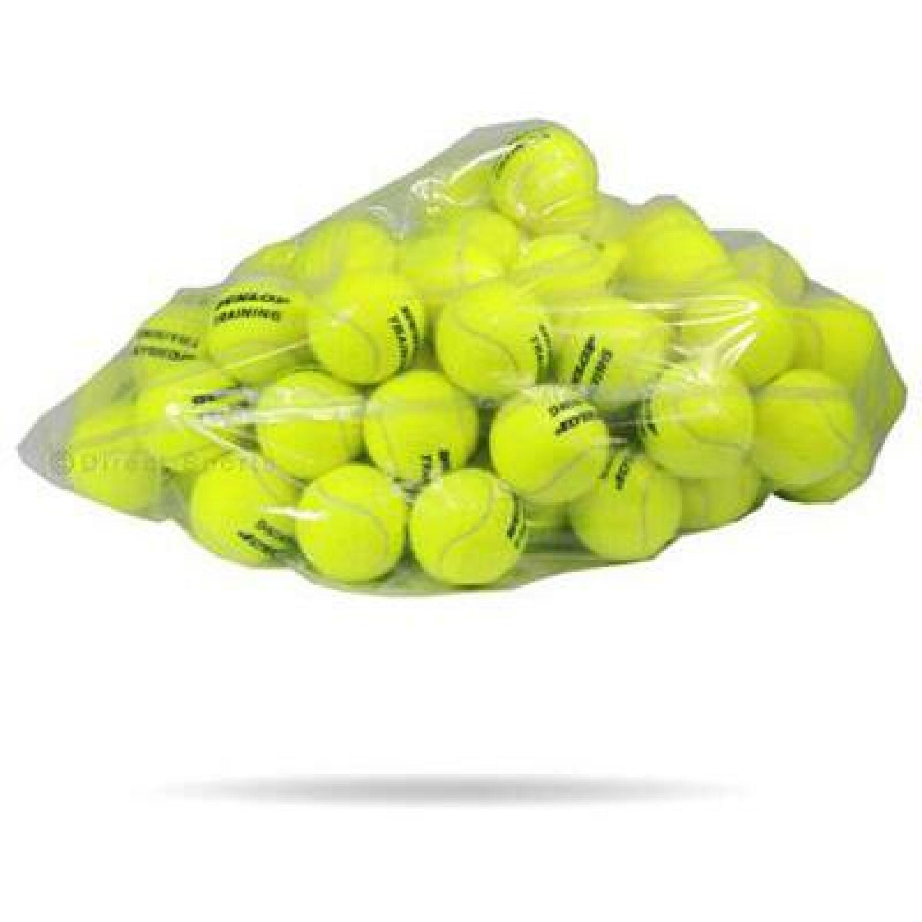 Lot de 60 balles de tennis Dunlop training
