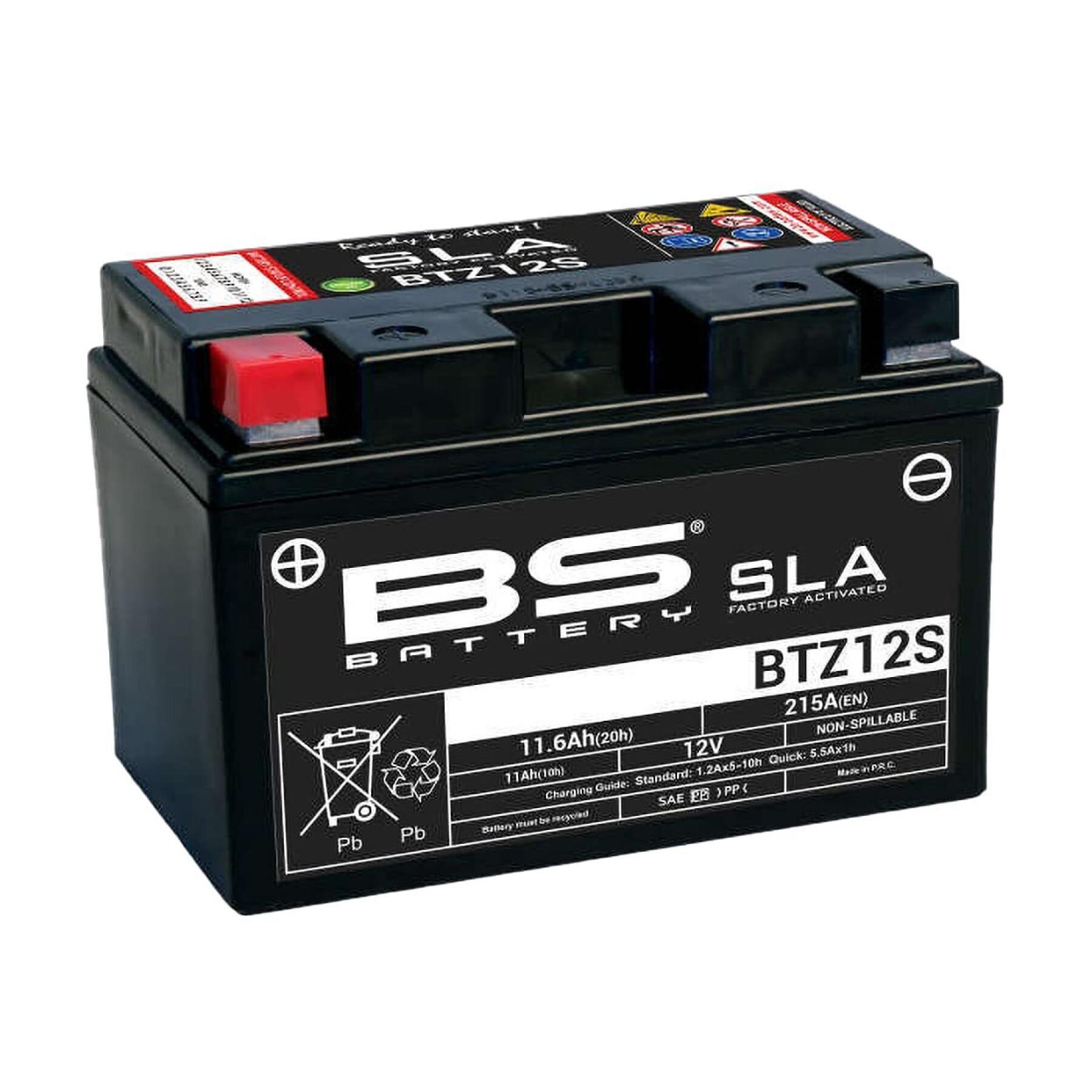 Batterie moto BS Battery SLA BTZ12S - C (10H-R) - C (20H-R)