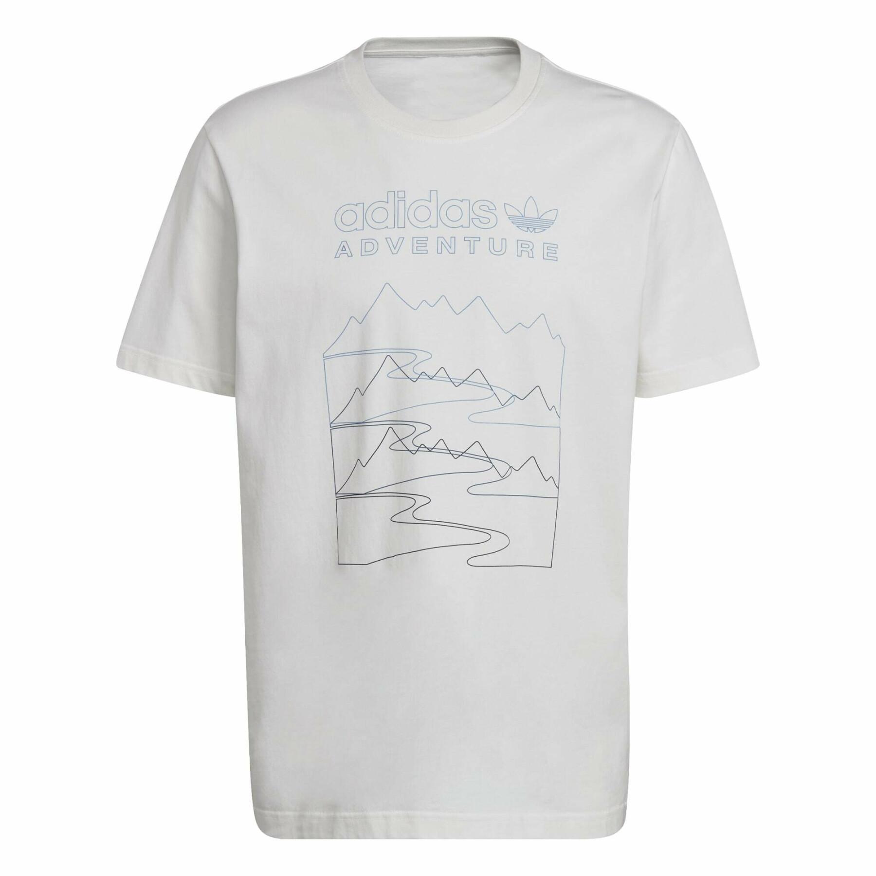 T-shirt adidas Originals Adventure Mountain Front