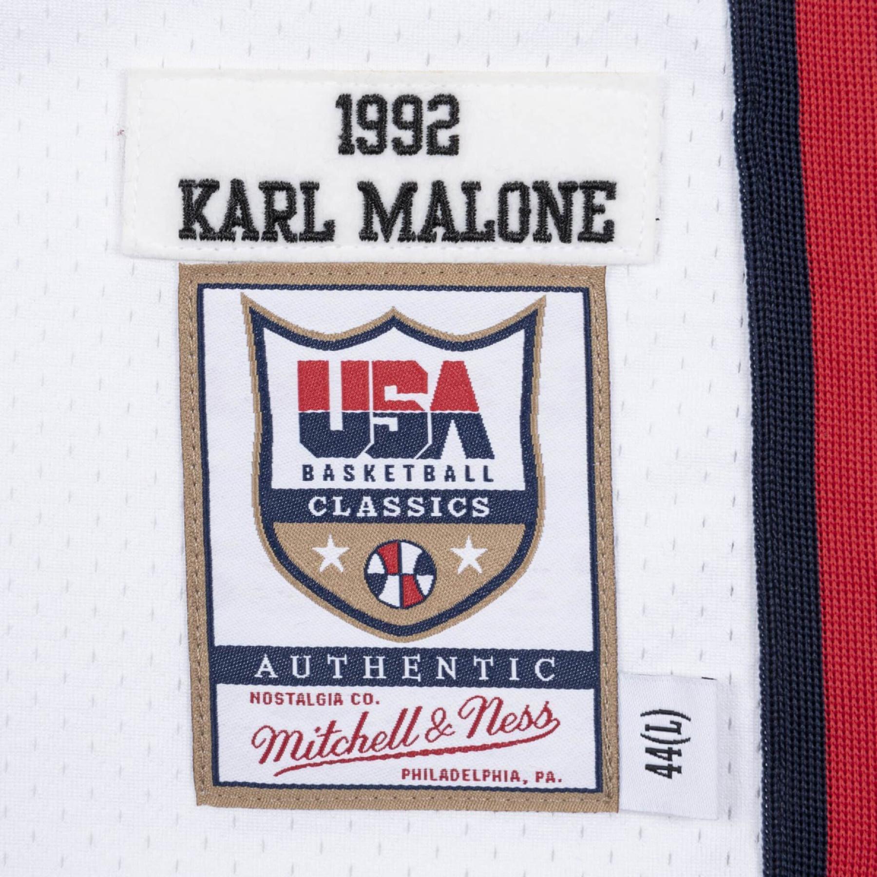Maillot domicile authentique Team USA Karl Malone 1992