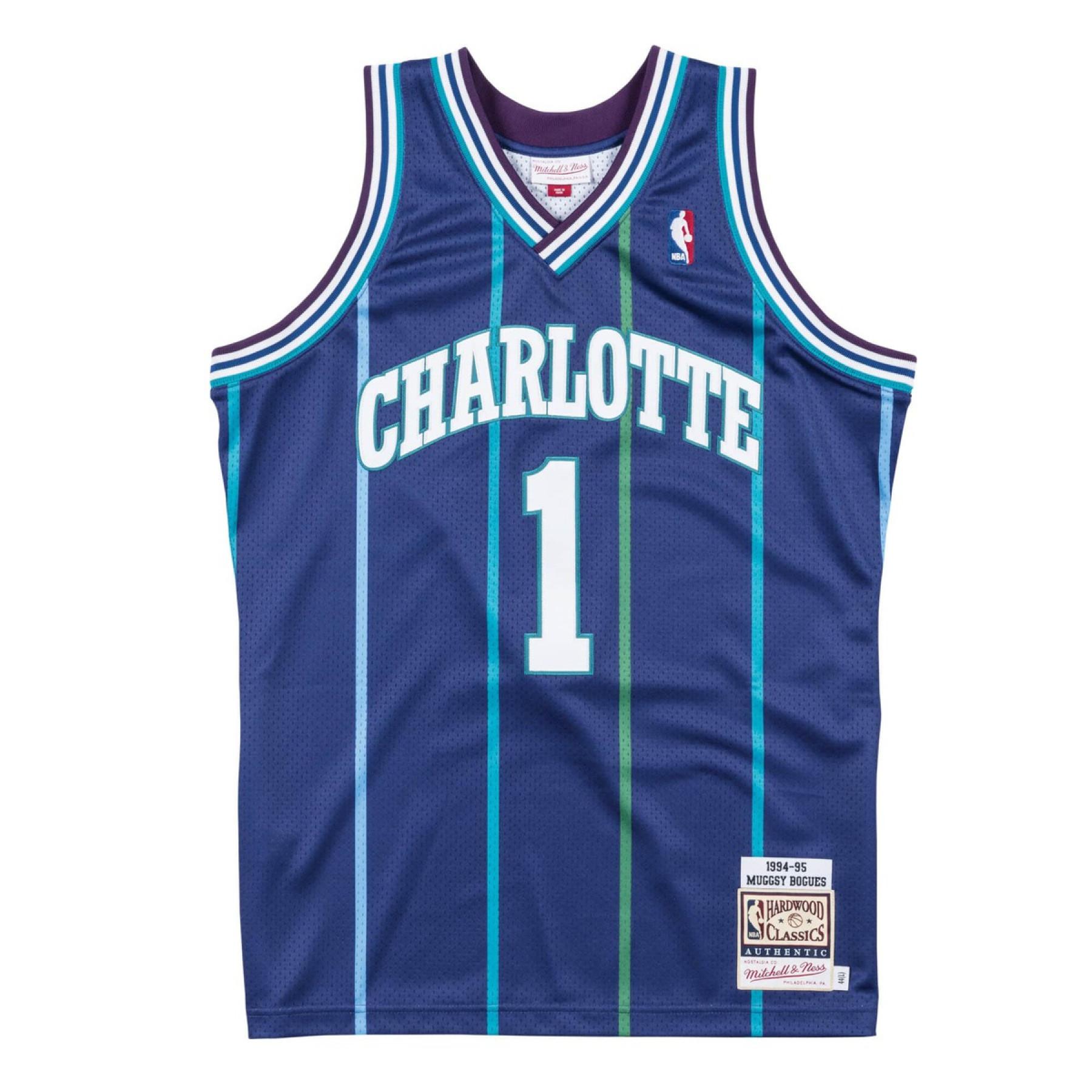 Maillot authentique Charlotte Hornets Muggsy Bogues 1994/95