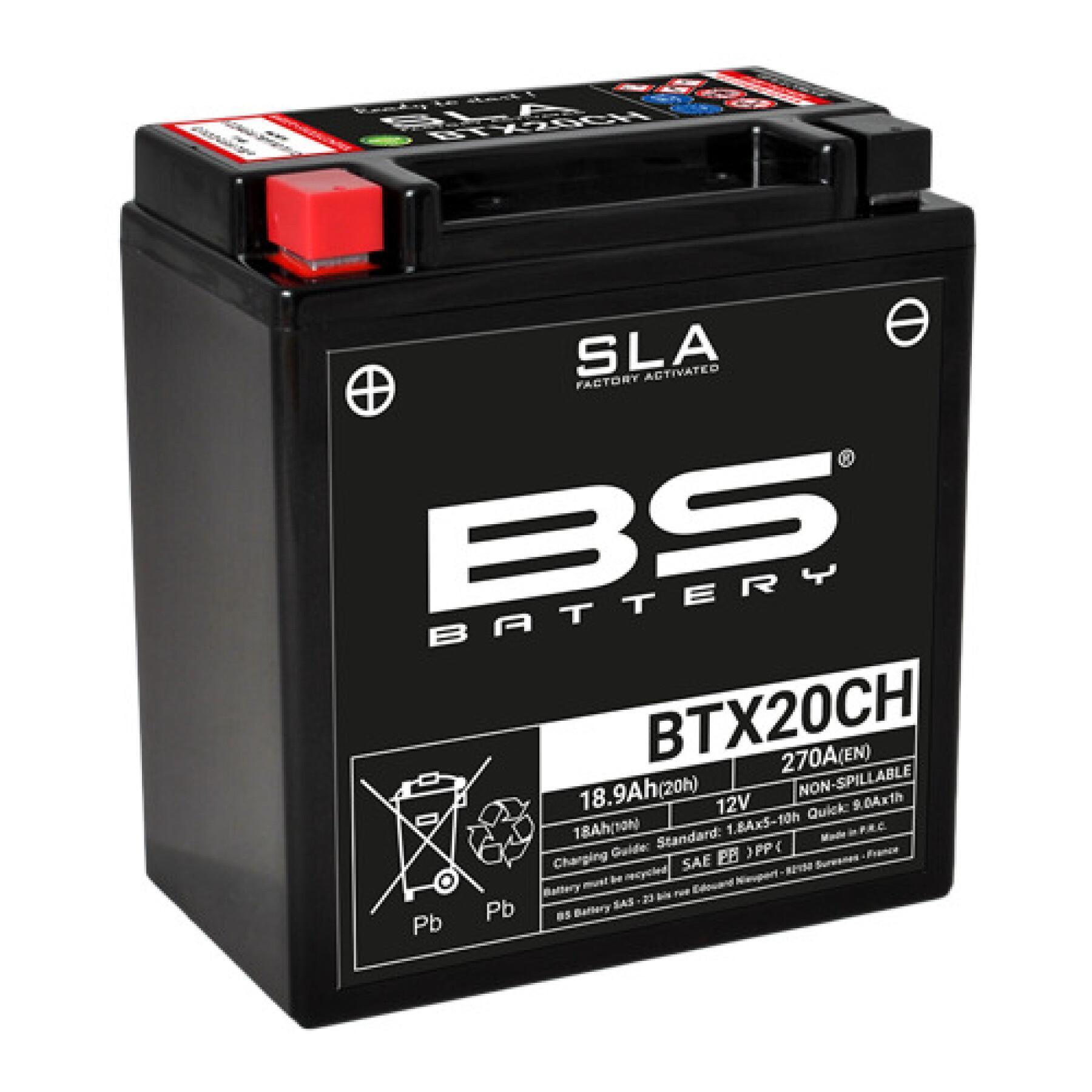 Batterie moto BS Battery SLA BTX20CH - C (10Hr) - C (20Hr)