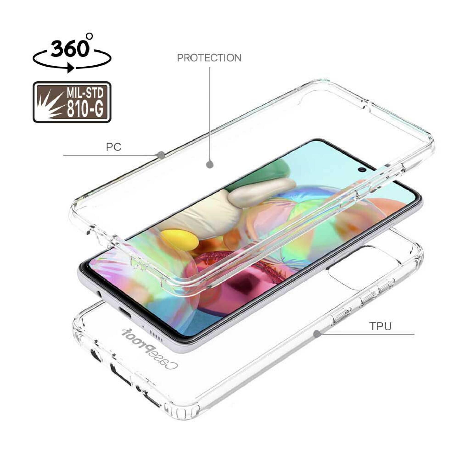 Coque smartphone Samsung A 71 protéction 360°antichoc CaseProof Shock