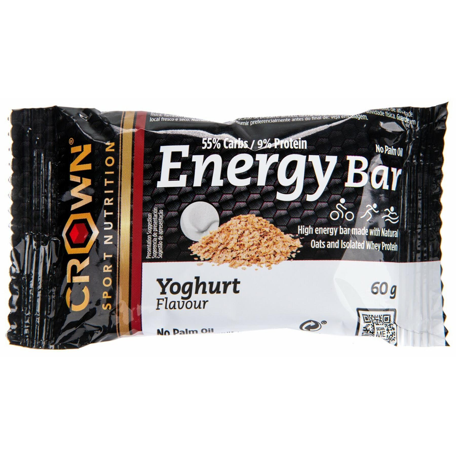 Barre de nutrition Crown Sport Nutrition Energy - yaourt - 60 g