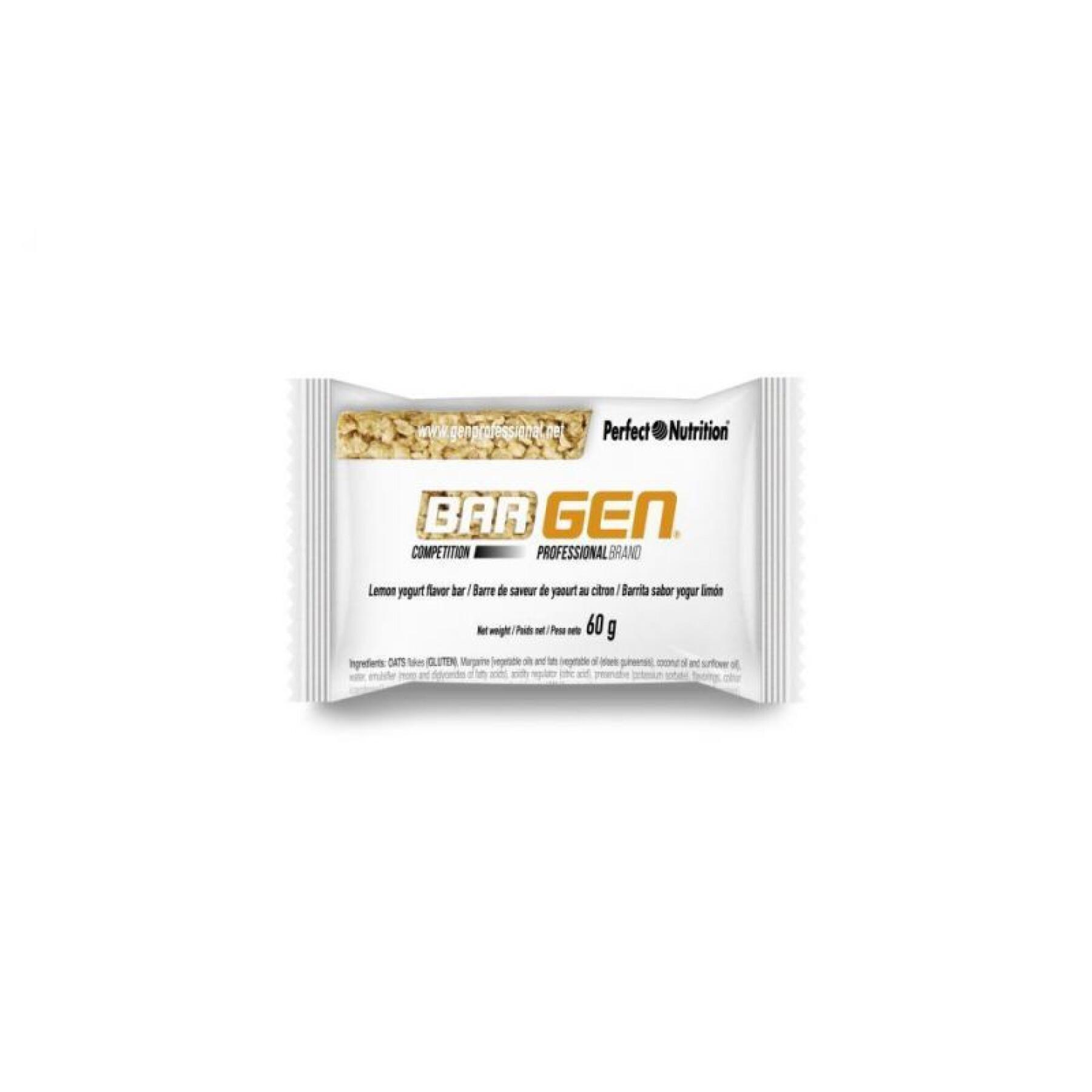 Boîte de 40 barres de nutrition Gen Professional Bargen Competition Yogur