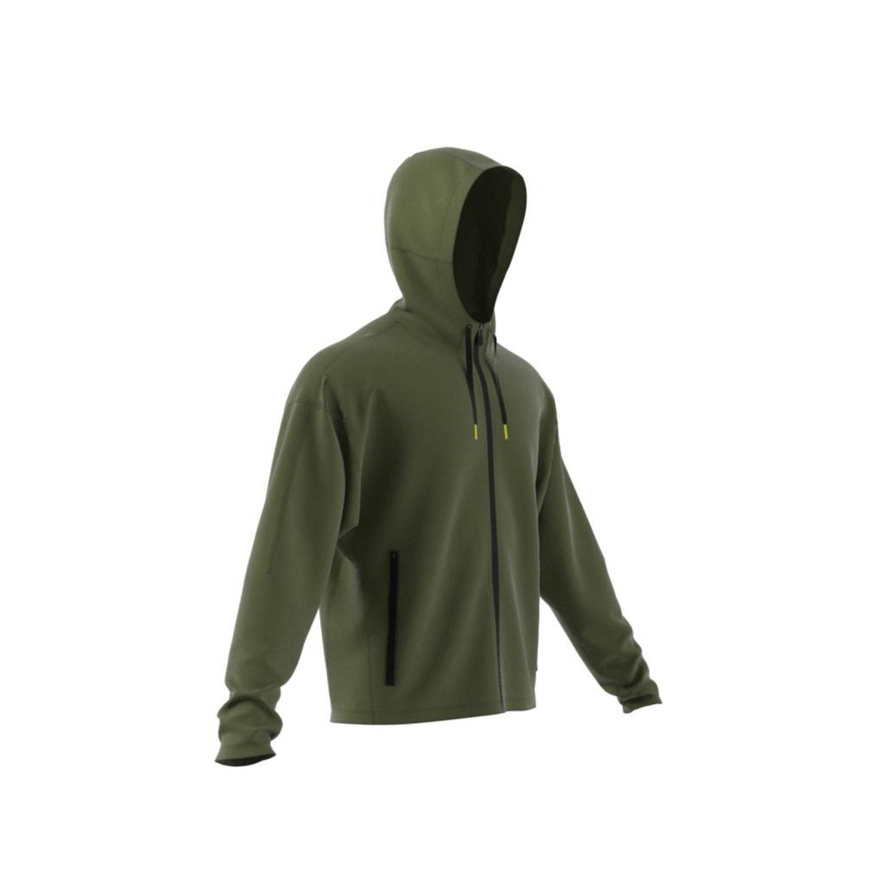 Sweatshirt à capuche adidas Studio Tech Full-Zip