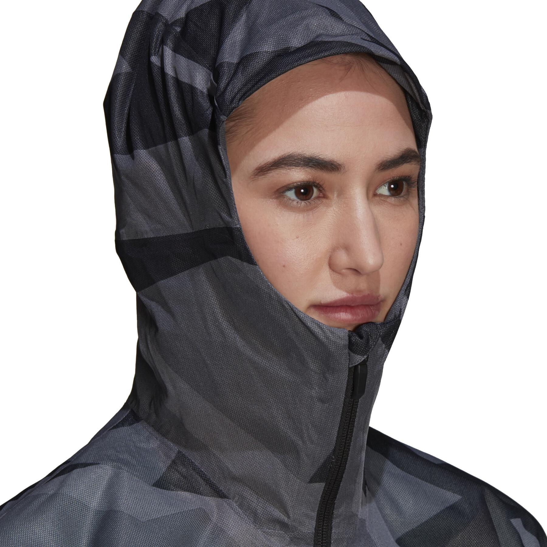 Veste de pluie femme adidas Terrex Agravic Graphic