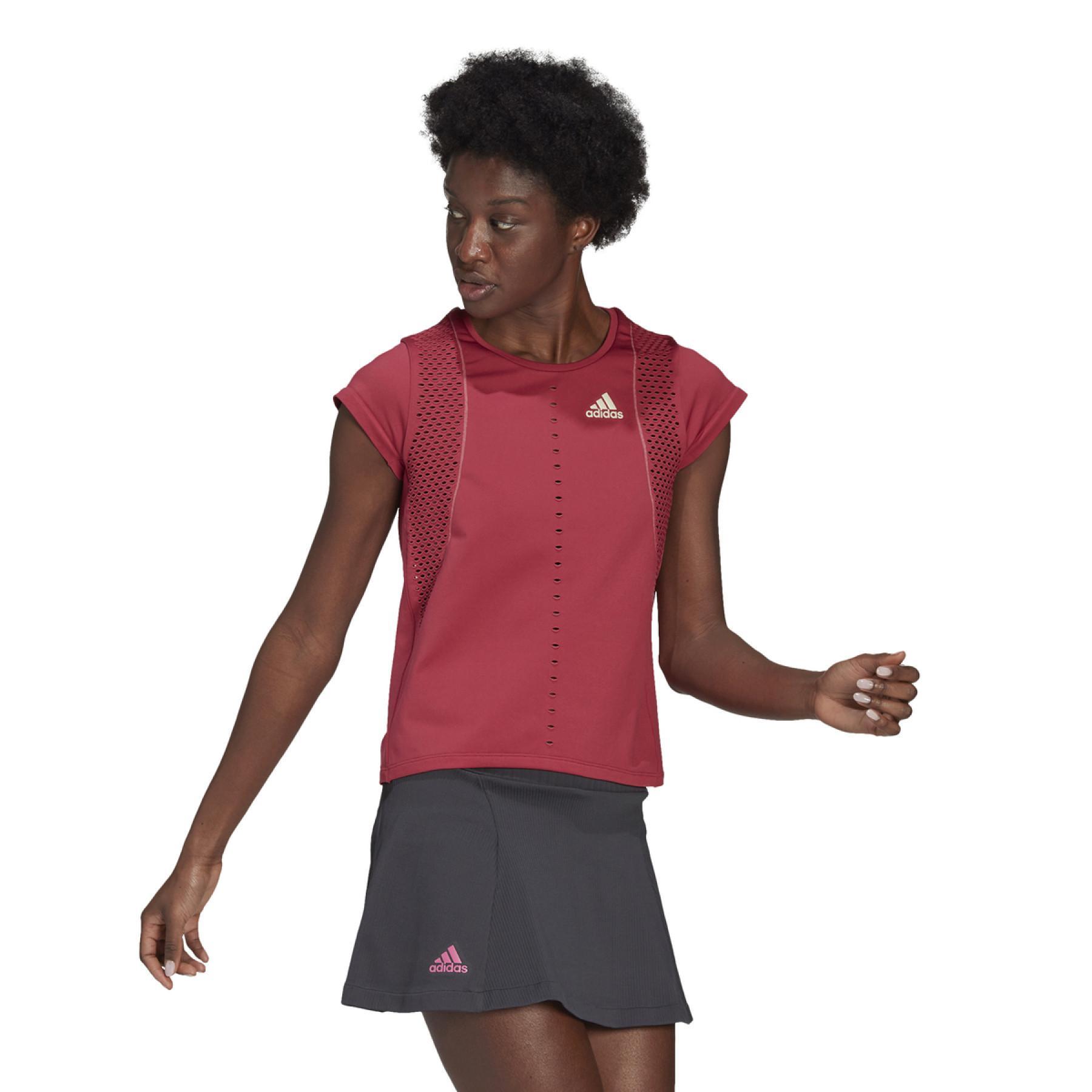 T-shirt femme adidas Tennis Primeknit Primeblue