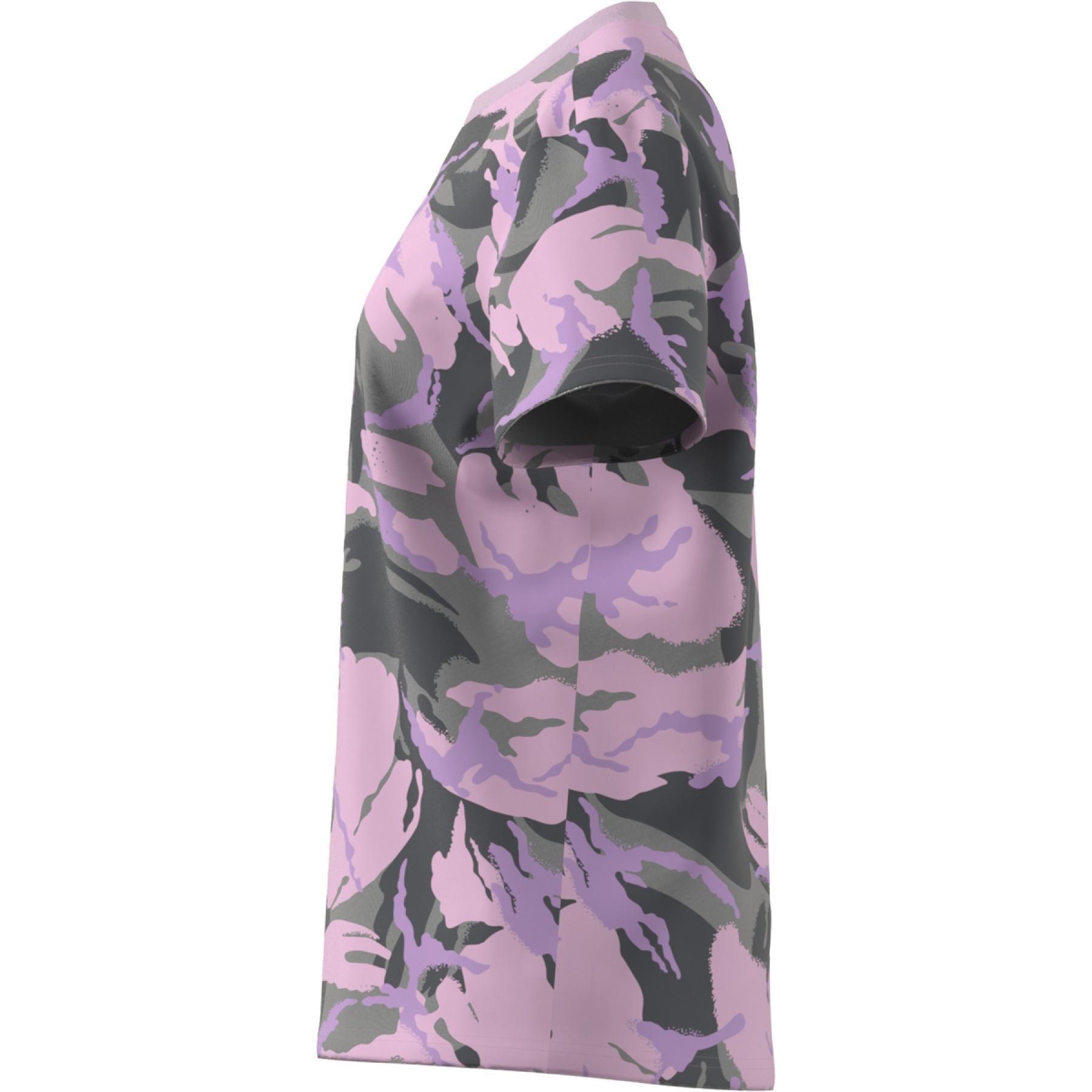T-shirt femme adidas Essentials Boyfriend Camouflage