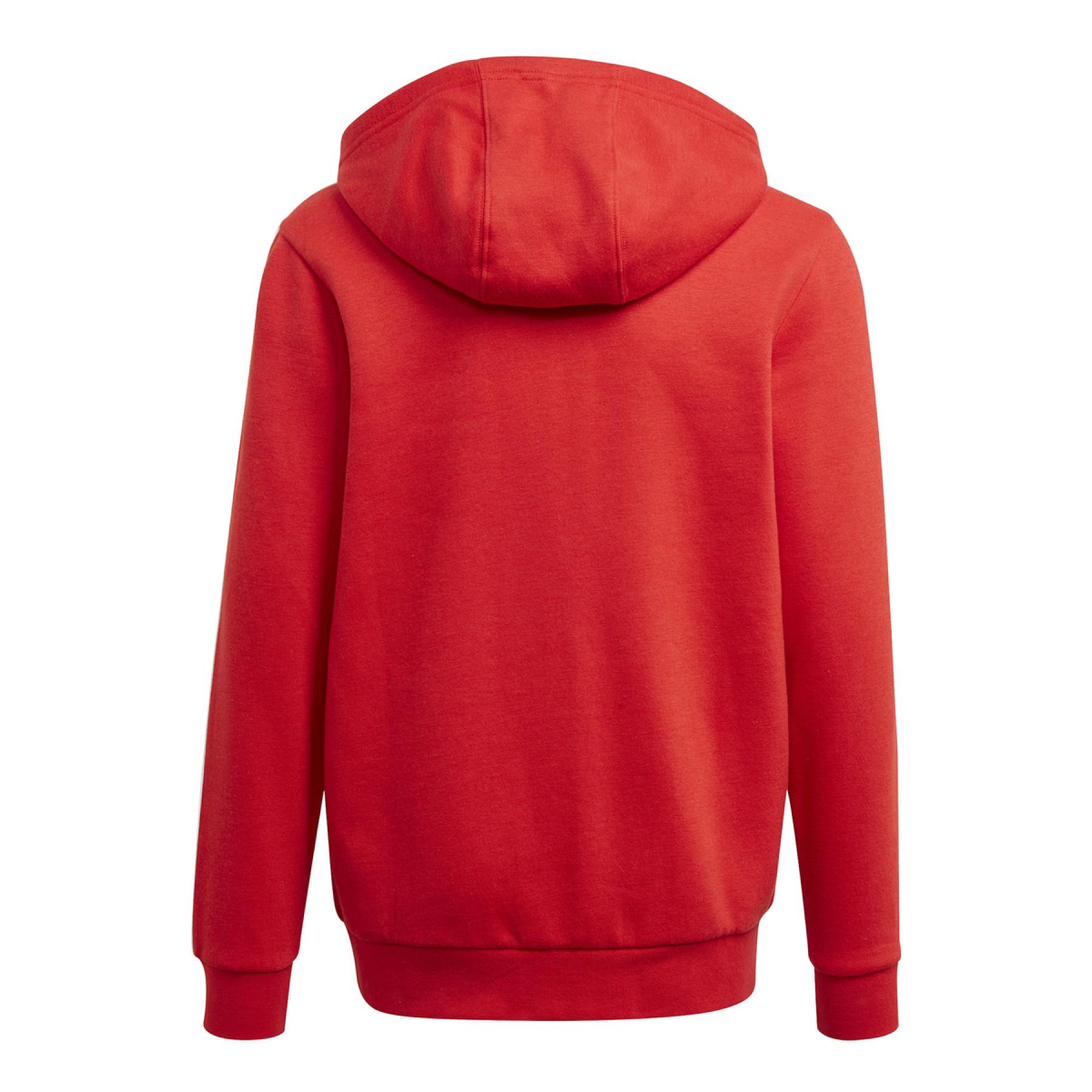 Sweatshirt zippé à capuche enfant adidas Essentials 3S