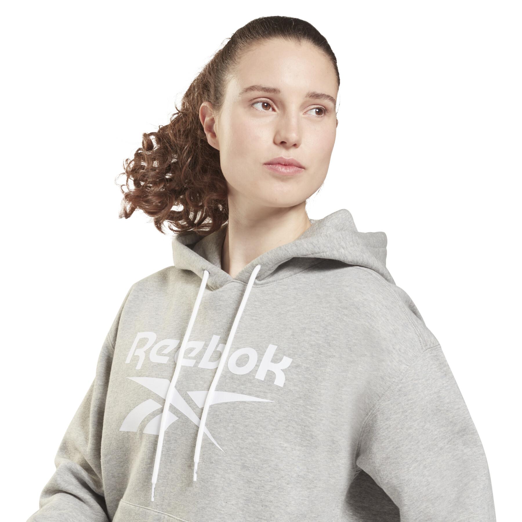 Sweat à capuche femme Reebok Identity Logo Fleece