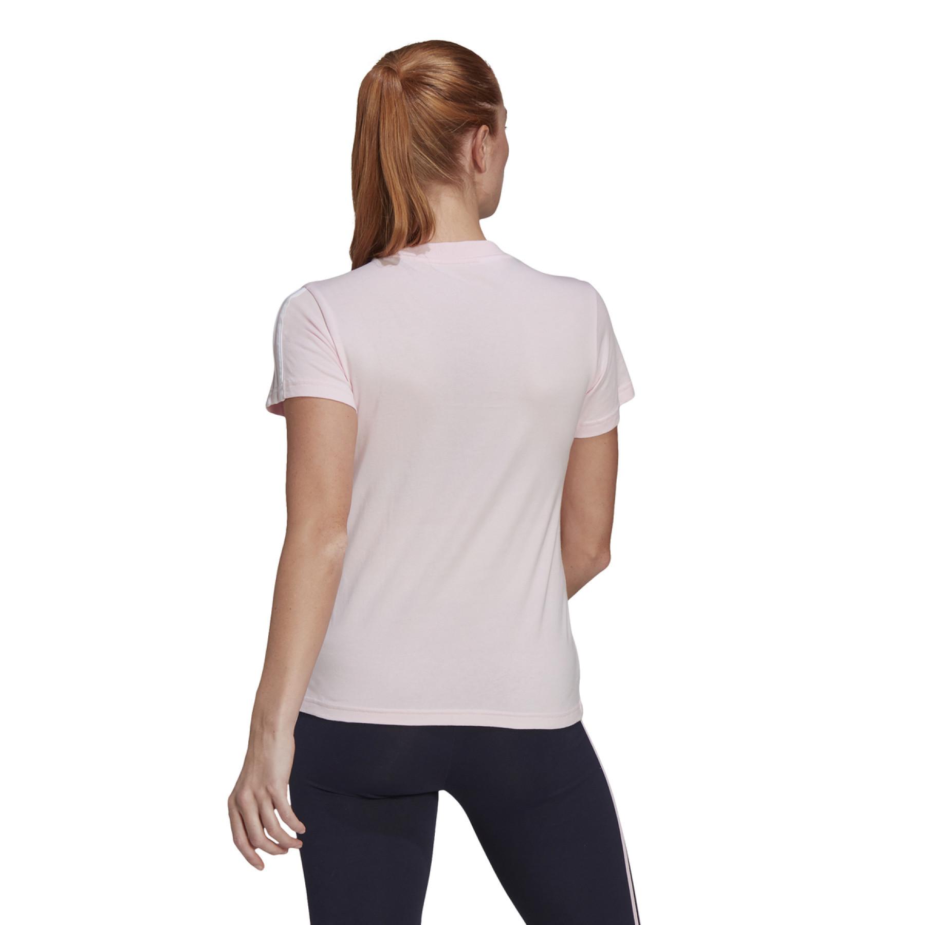 T-shirt femme adidas Essentials Logo Colorblock Cotton