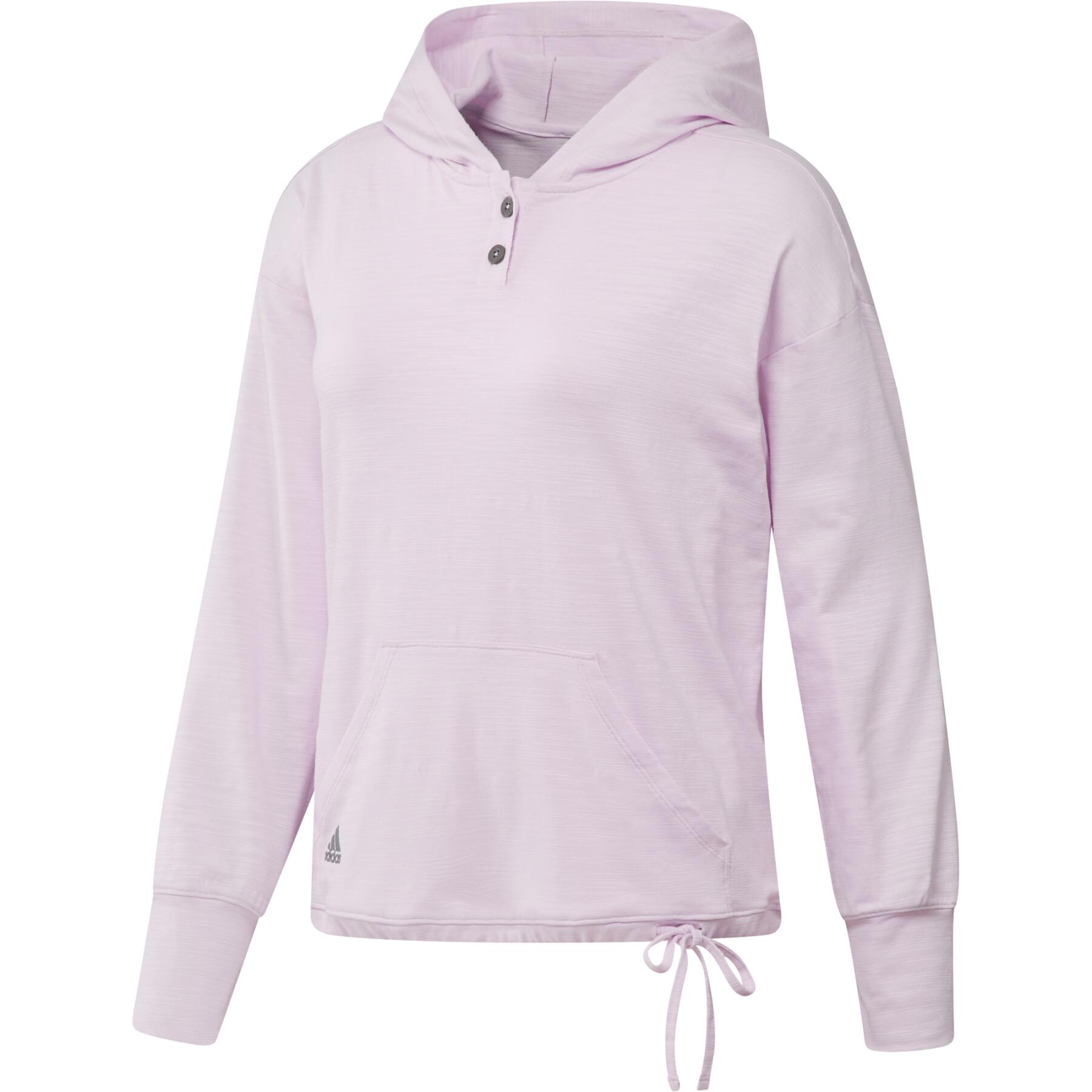Sweatshirt à capuche femme adidas Essentials Slub