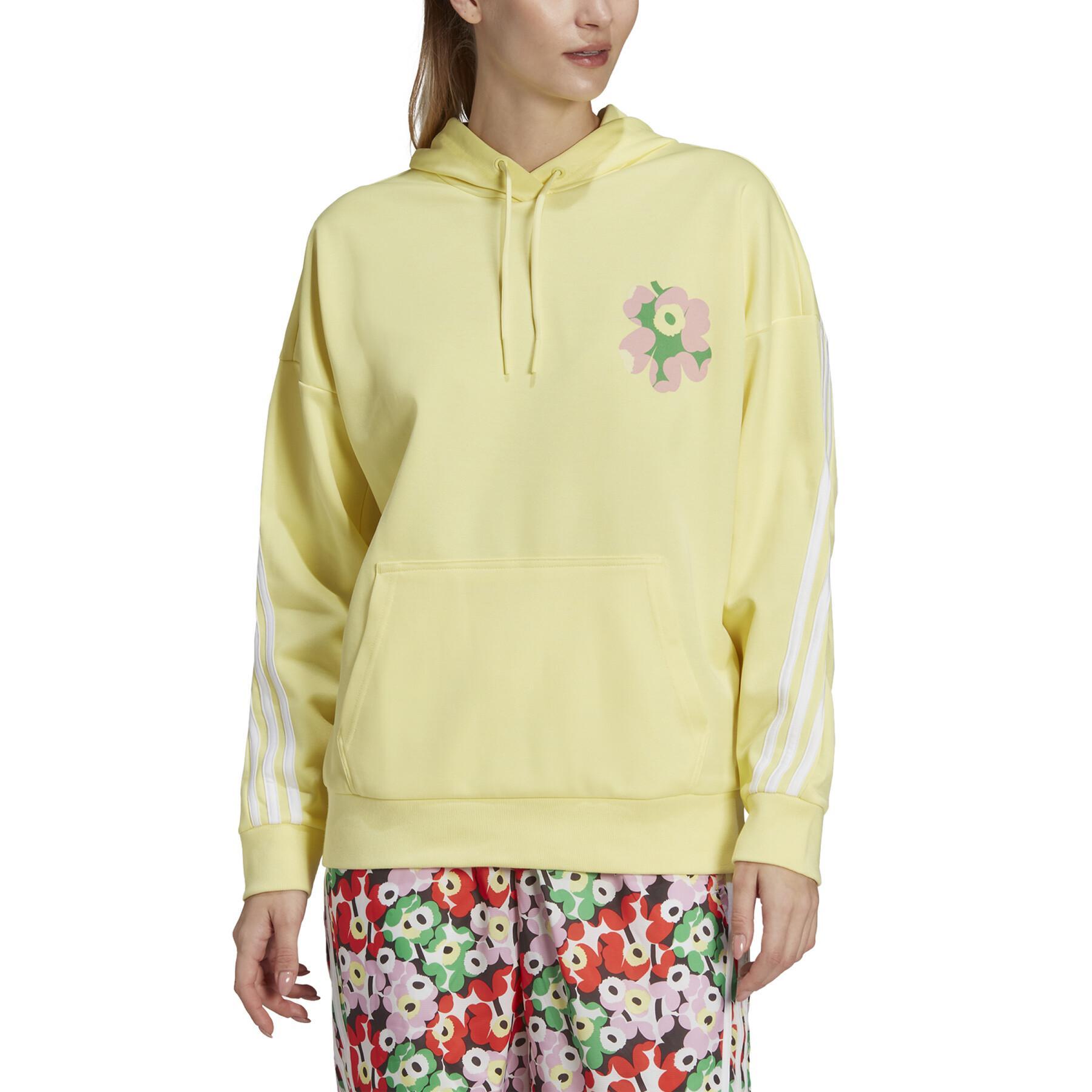 Sweatshirt à capuche femme adidas x Marimekko