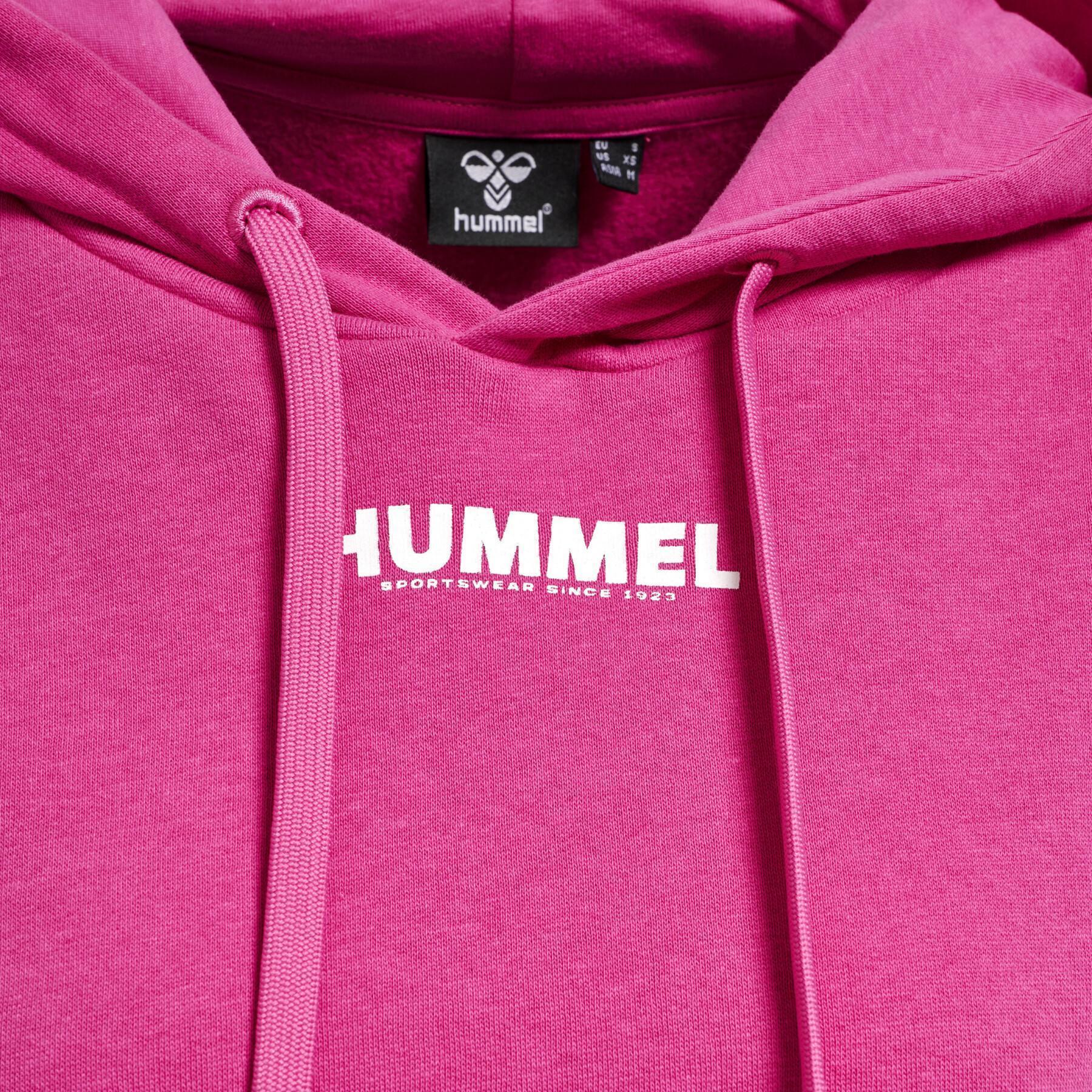 Sweatshirt à capuche crop femme Hummel Legacy