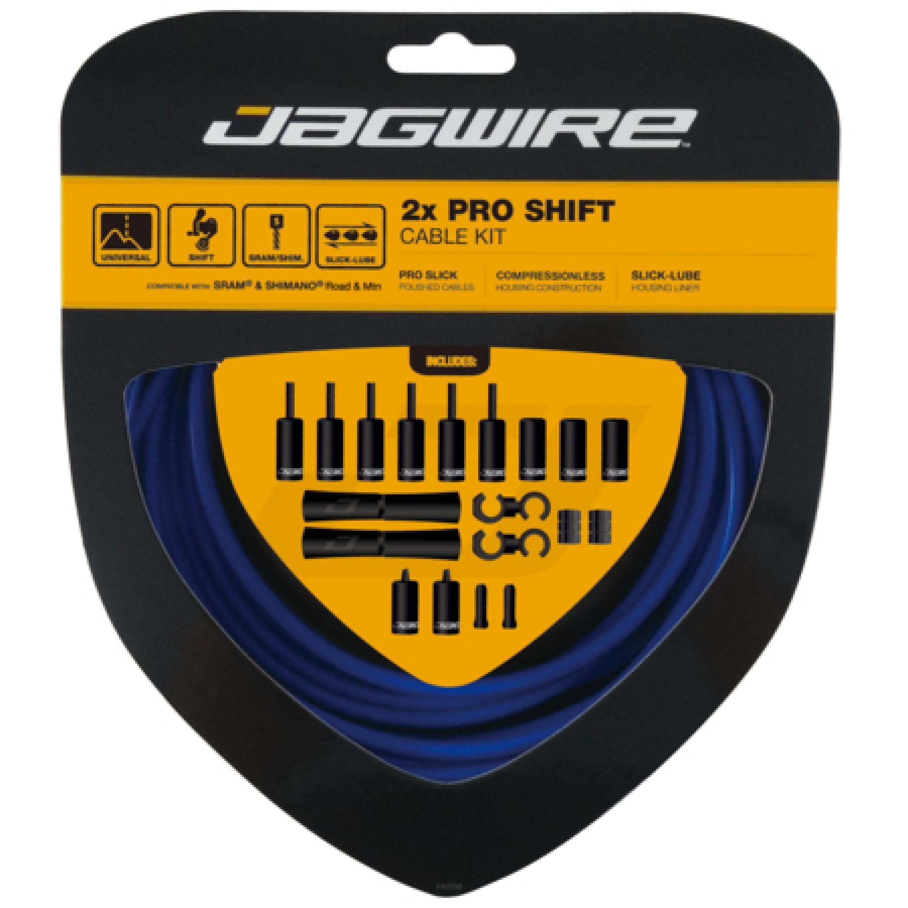 Kit câble de dérailleur Jagwire 2X Pro