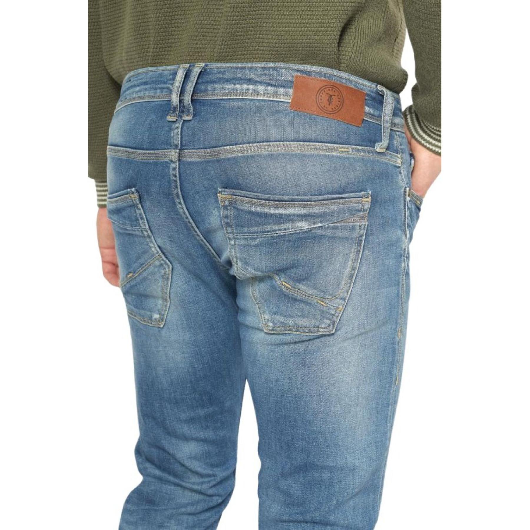 Pantalon Jeans slim Le temps des cerises Basic 700/11
