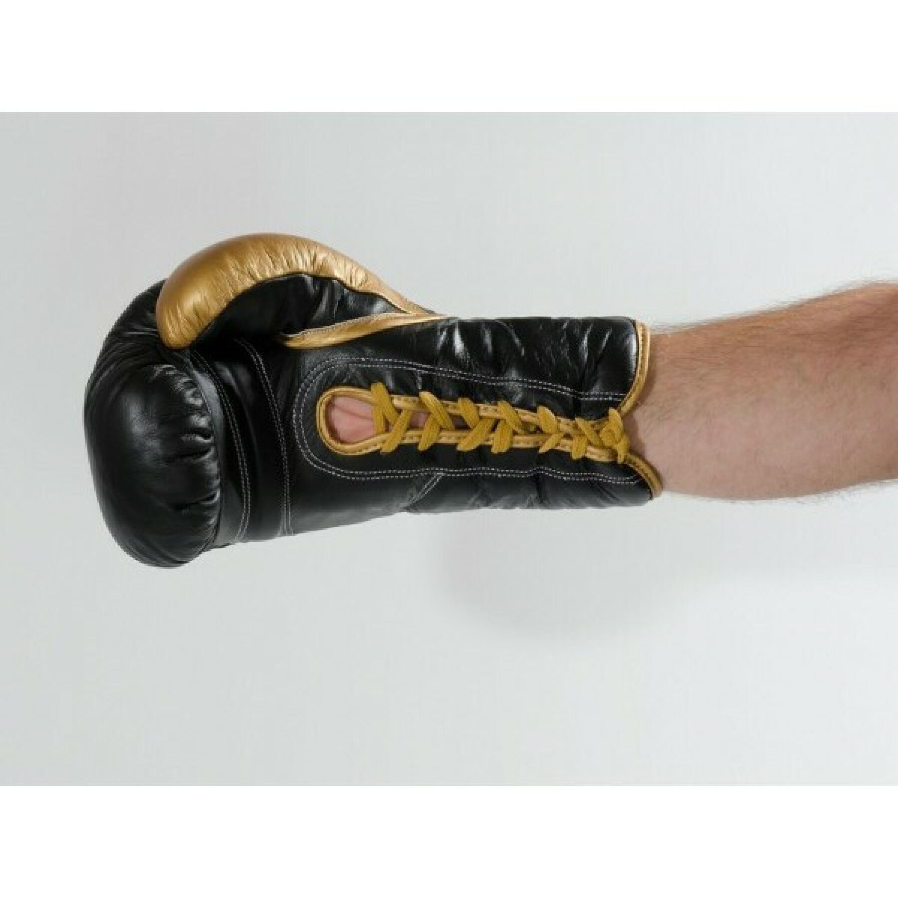 Gants de boxe en cuir à lacets Kwon Professional Boxing