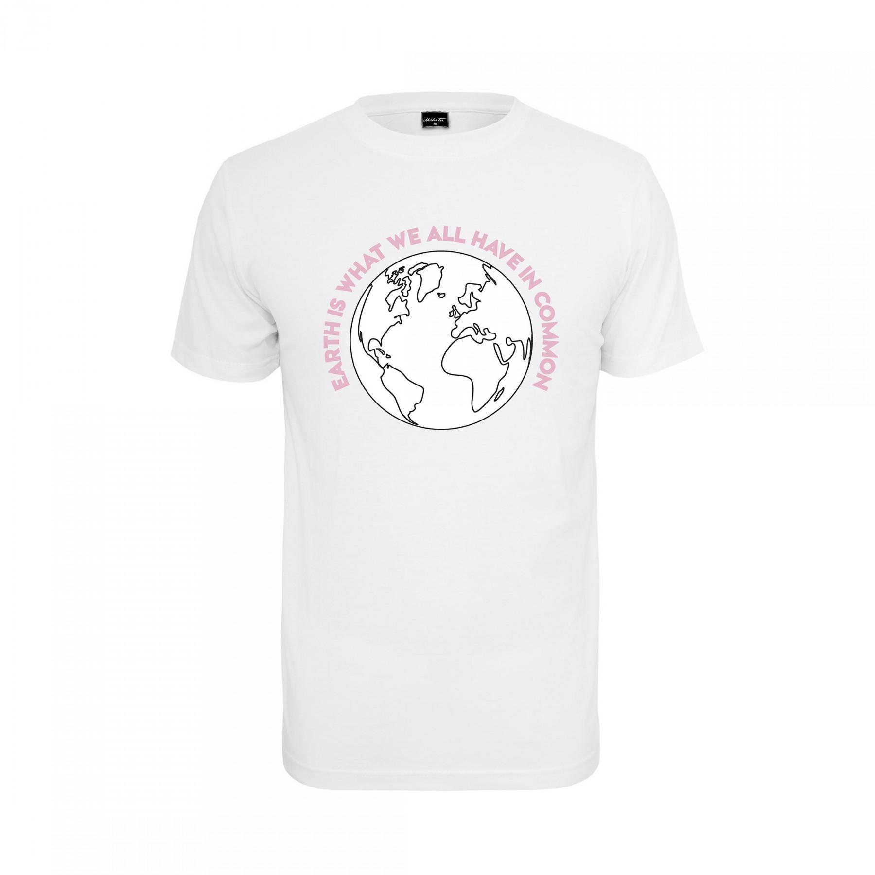 T-shirt femme Mister Tee planet earth