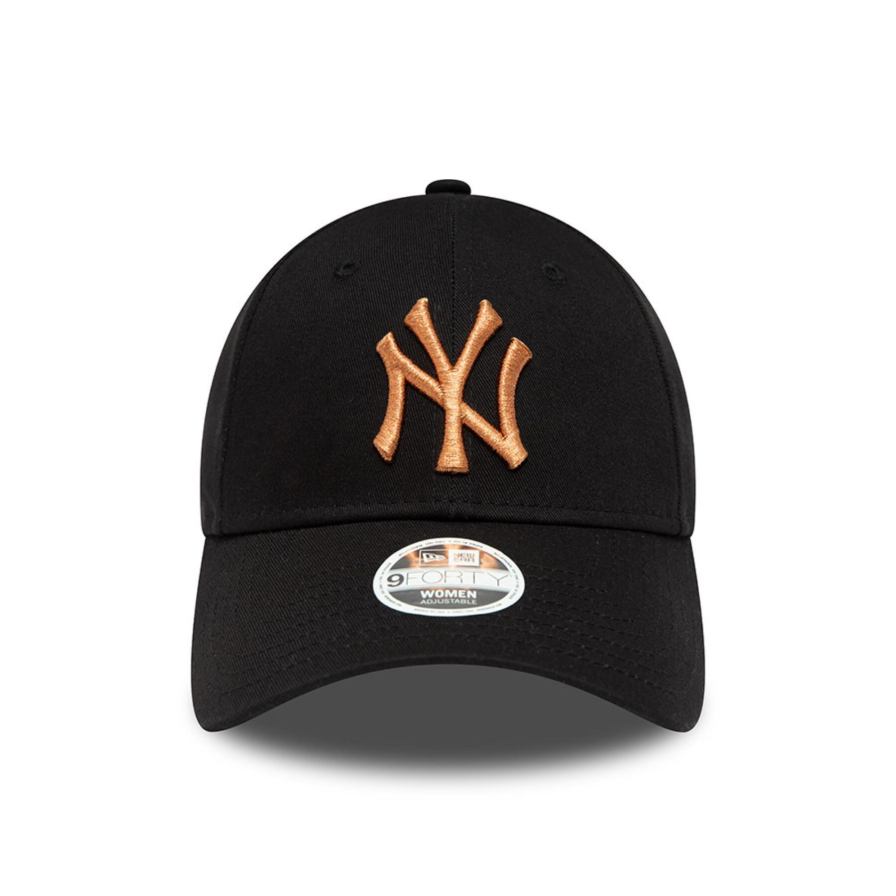 Casquette femme New York Yankees Metallic Logo