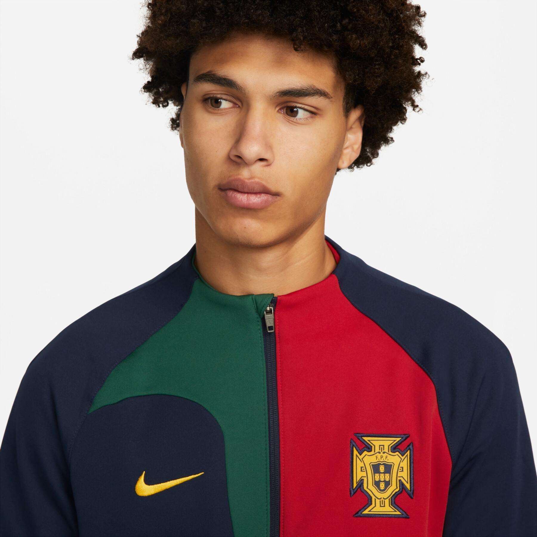 Veste de survêtement Coupe du monde 2022 Portugal Academy Pro Anthem