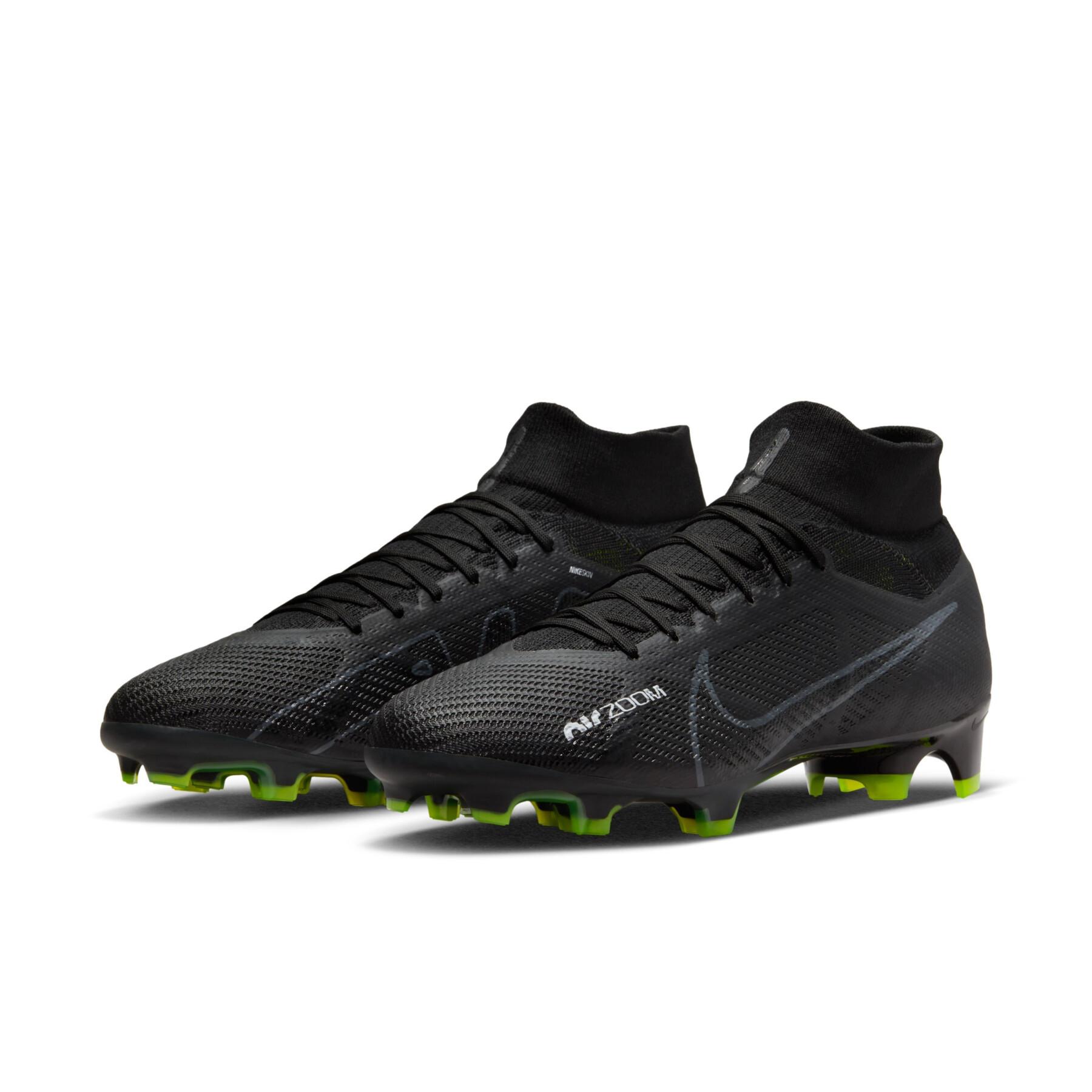 Chaussures de football Nike Zoom Mercurial Superfly 9 Pro FG - Shadow Black Pack