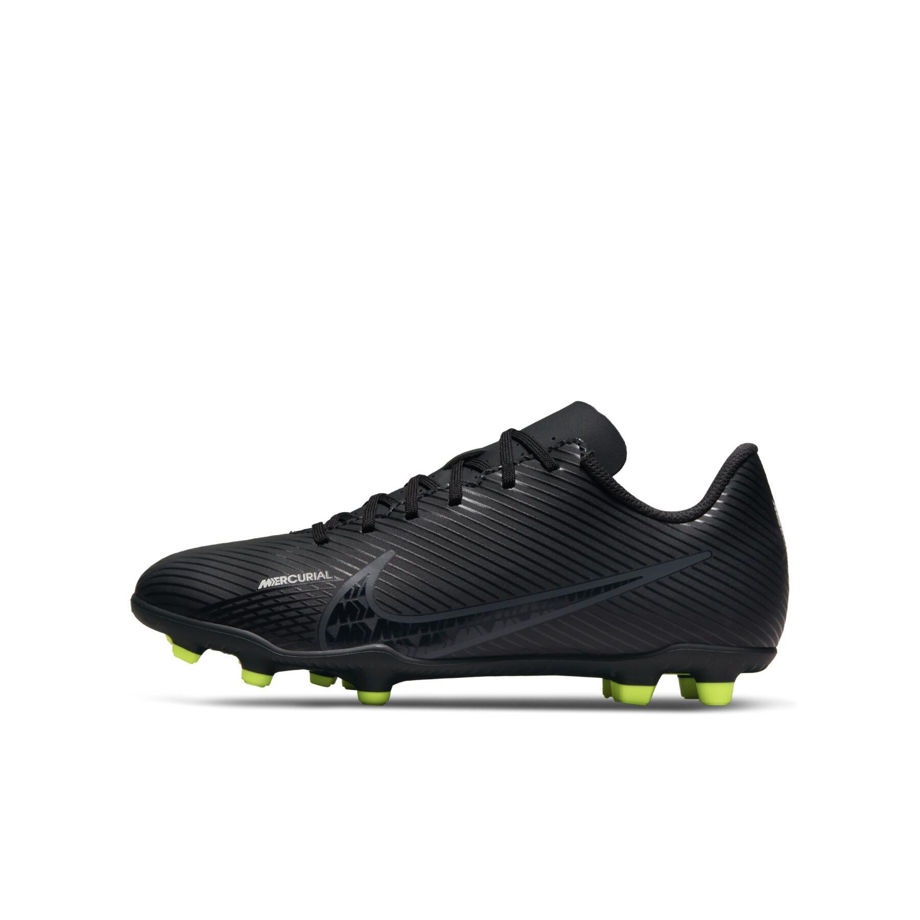 Chaussures de football enfant Nike Mercurial Vapor 15 Club FG - Shadow Black Pack