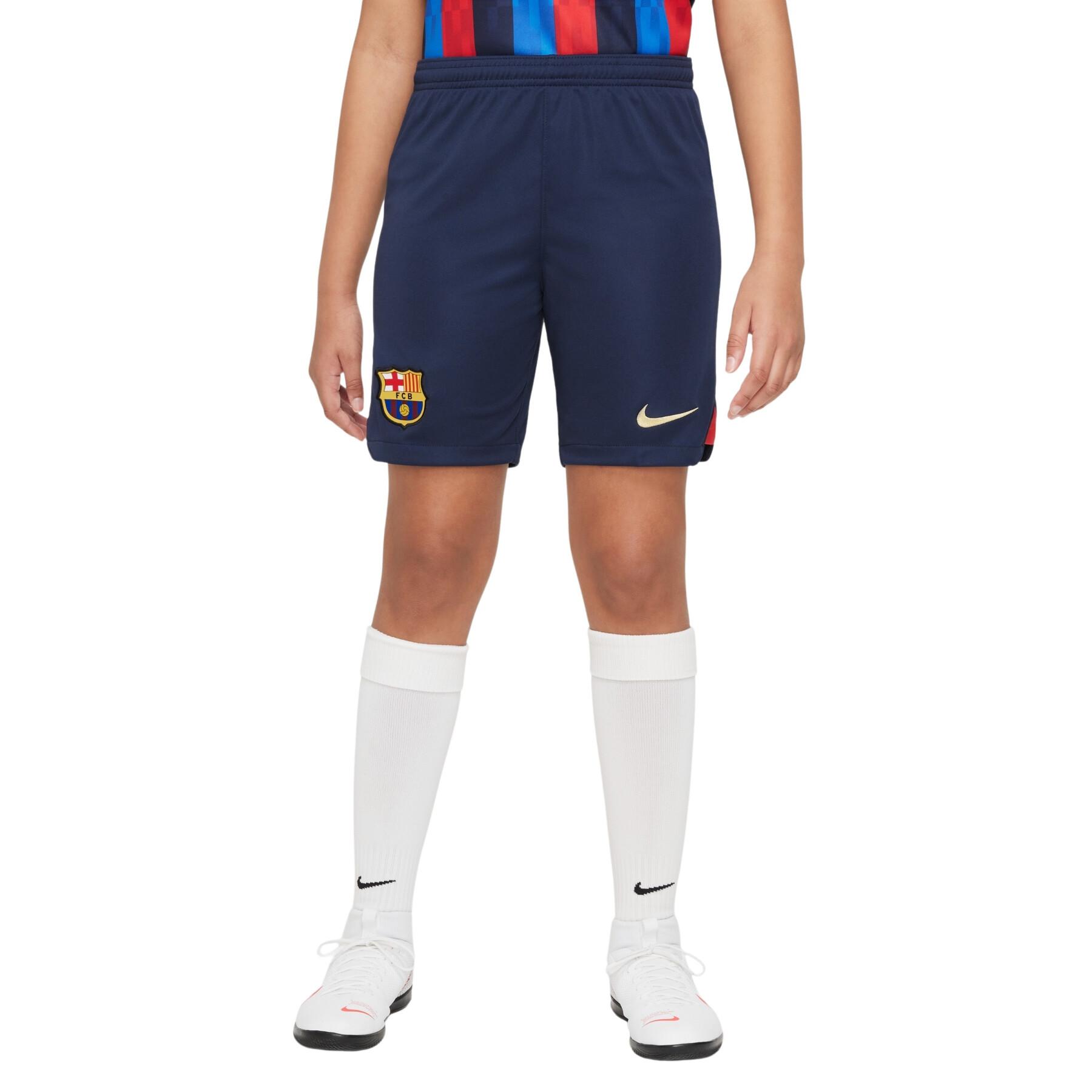 Short domicile enfant FC Barcelone 2022/23