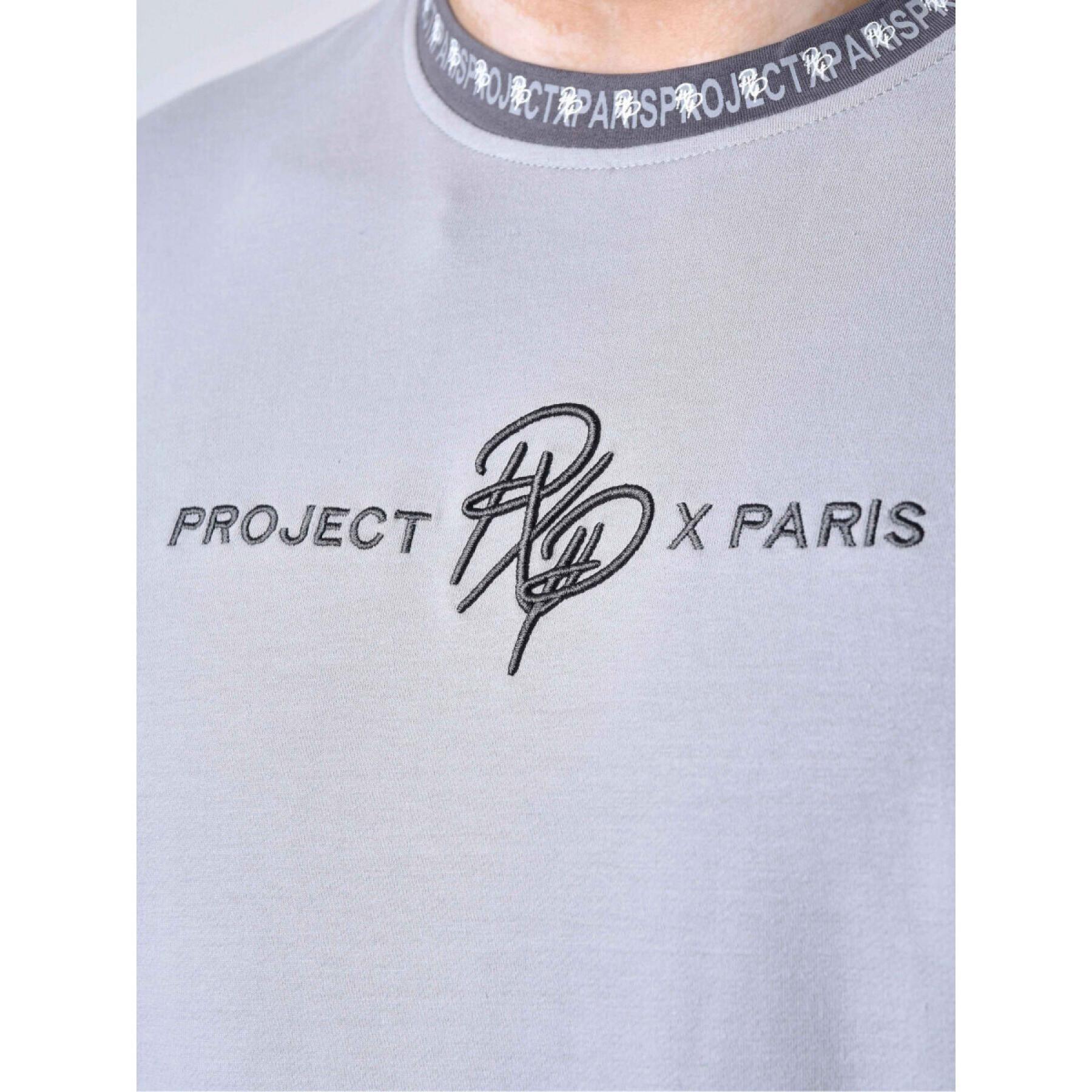 T-shirt uni avec bande logo Project X Paris
