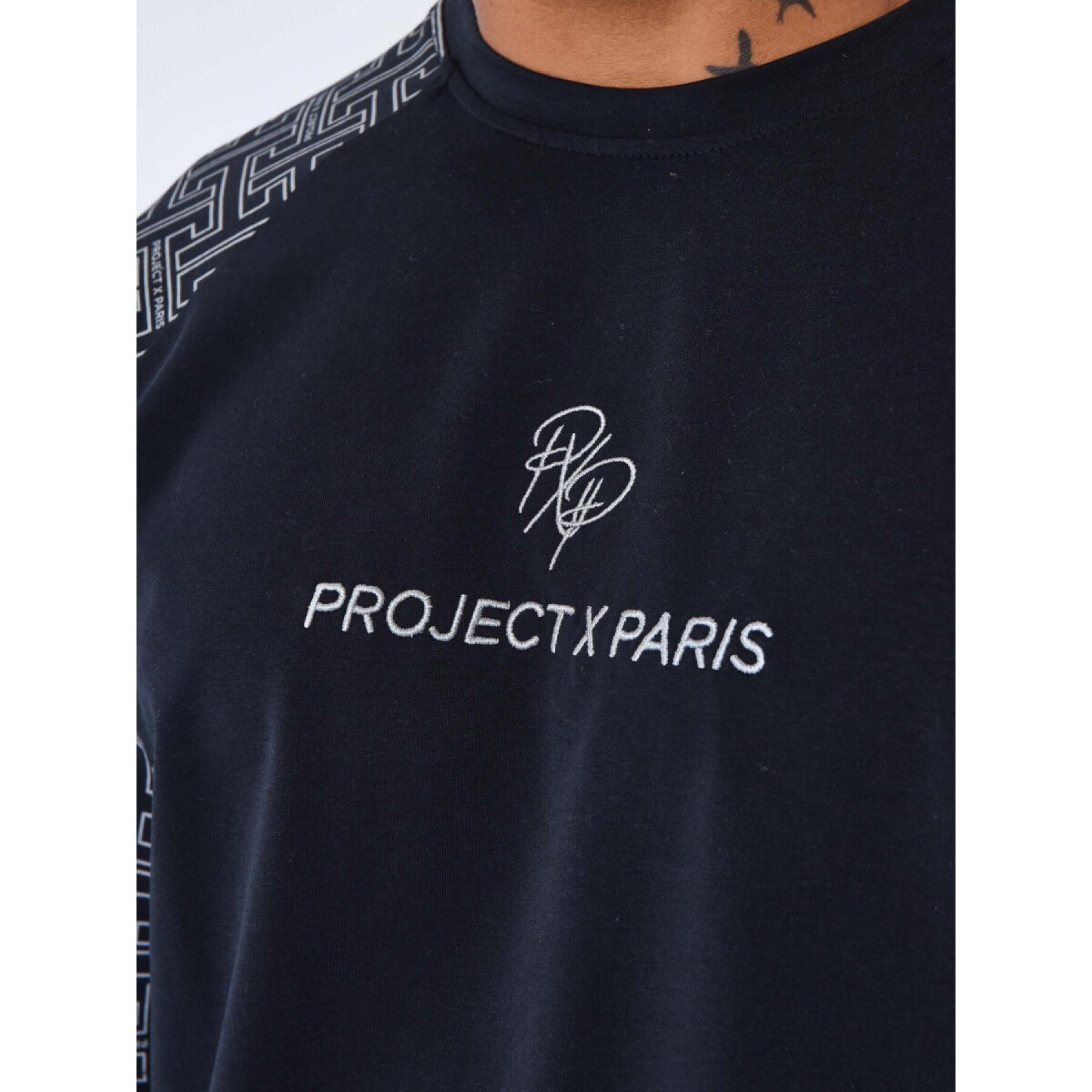 T-shirt à manches labyrinthe Project X Paris