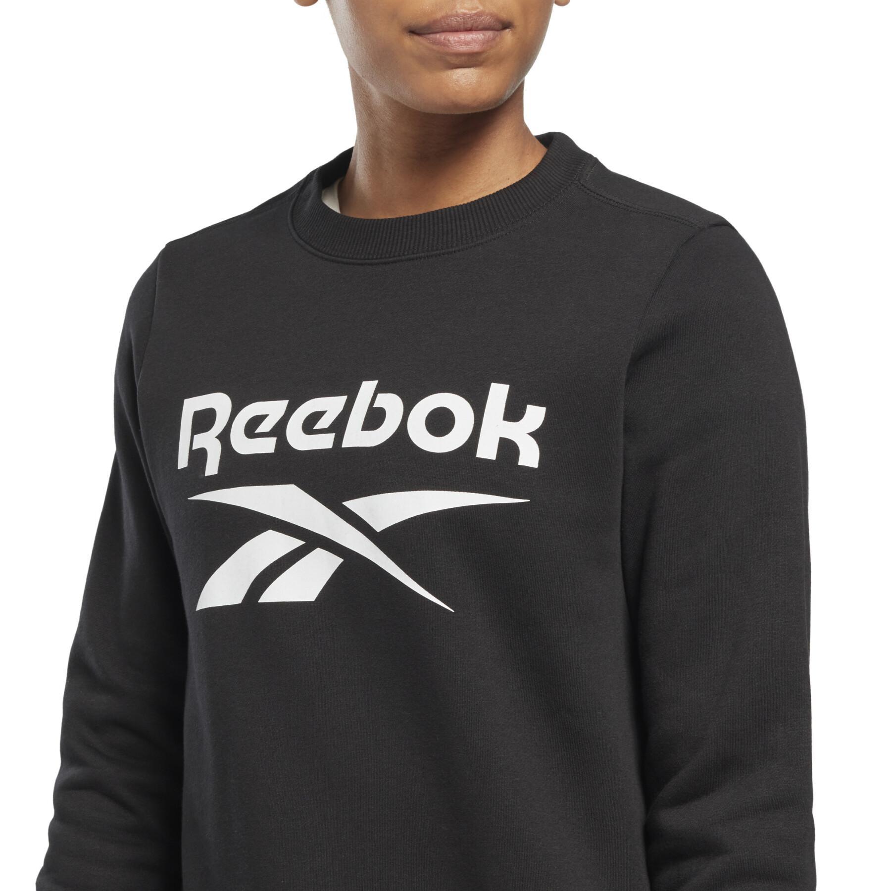 Sweatshirt ras du cou molleton femme Reebok Identity Big Logo