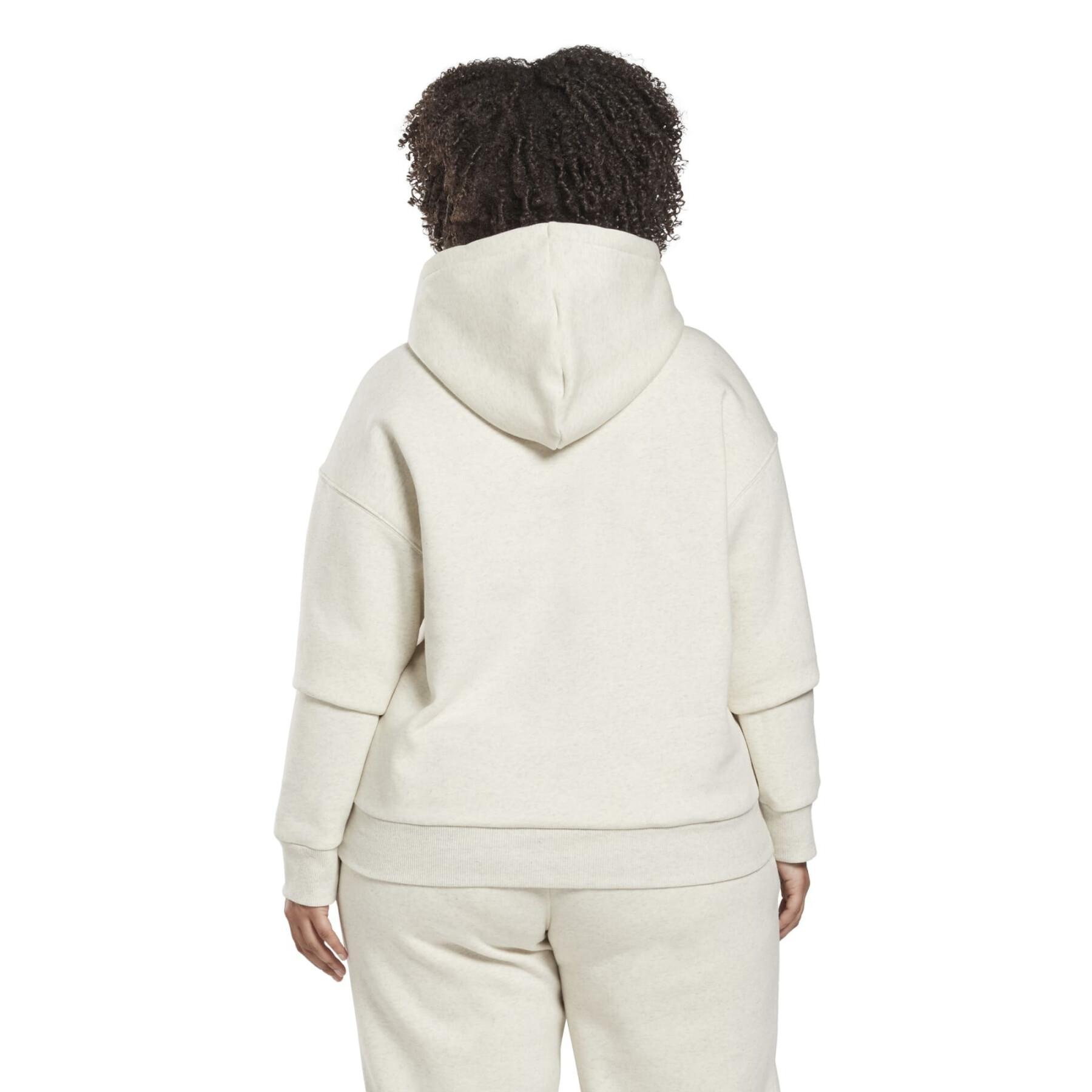 Sweatshirt à capuche polaire à logo femme Reebok Identity GT
