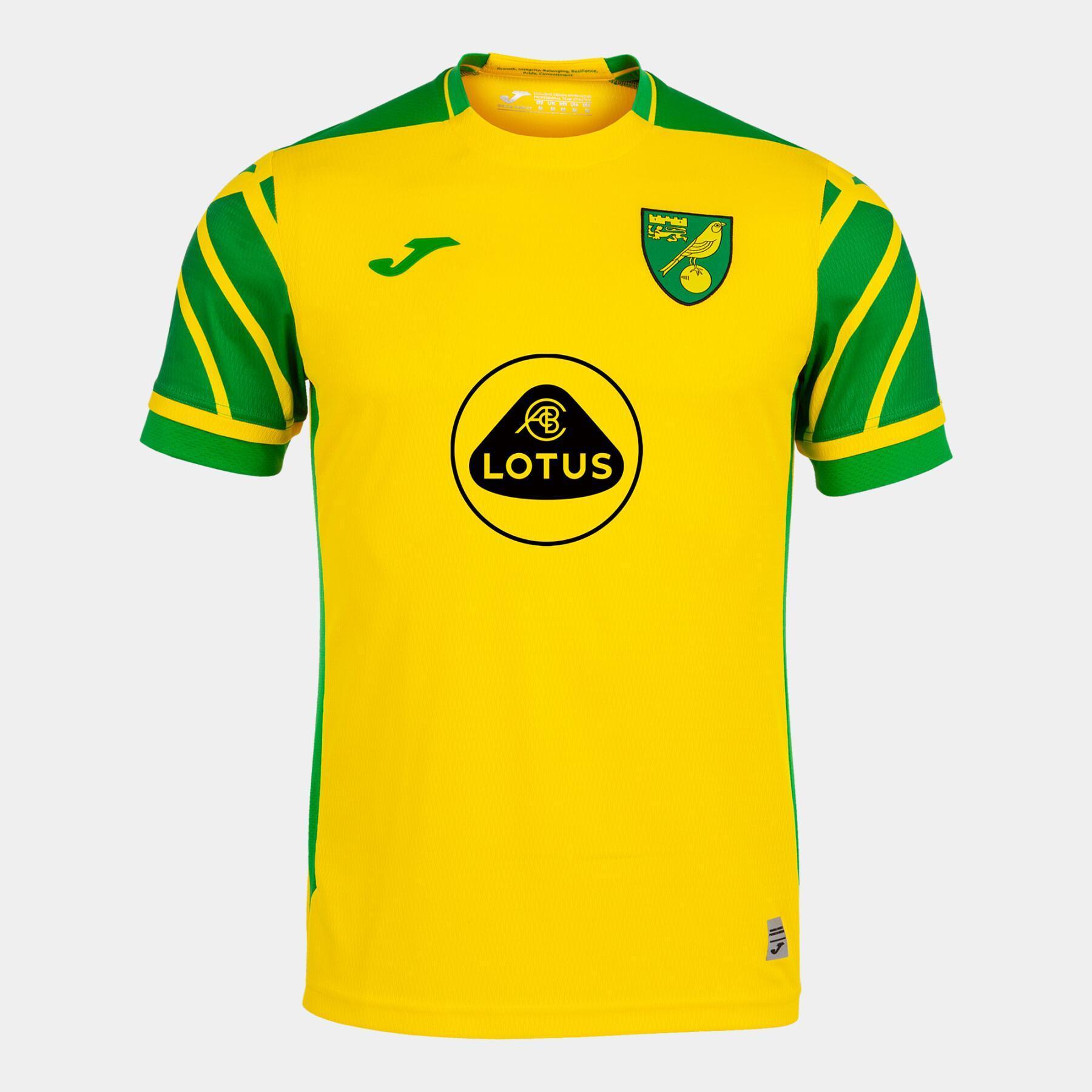 Maillot Domicile Norwich City FC 2021/22