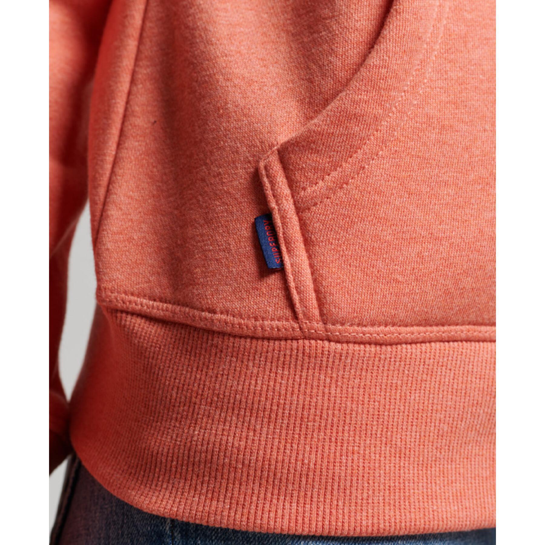 Sweatshirt à capuche zippé et brodé femme Superdry Vintage Logo