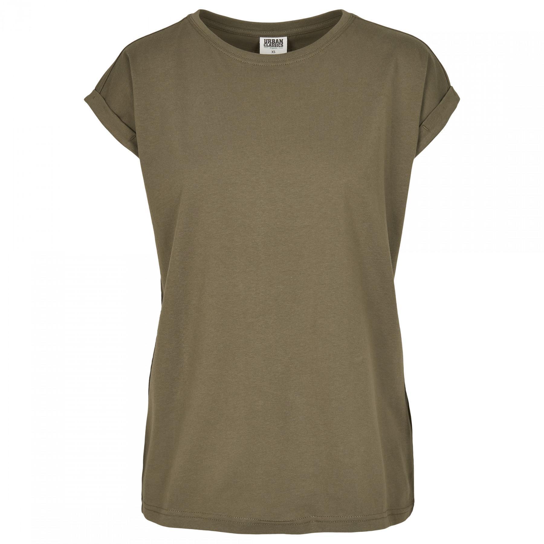 T-shirt femme Urban Classics organic extended shoulder