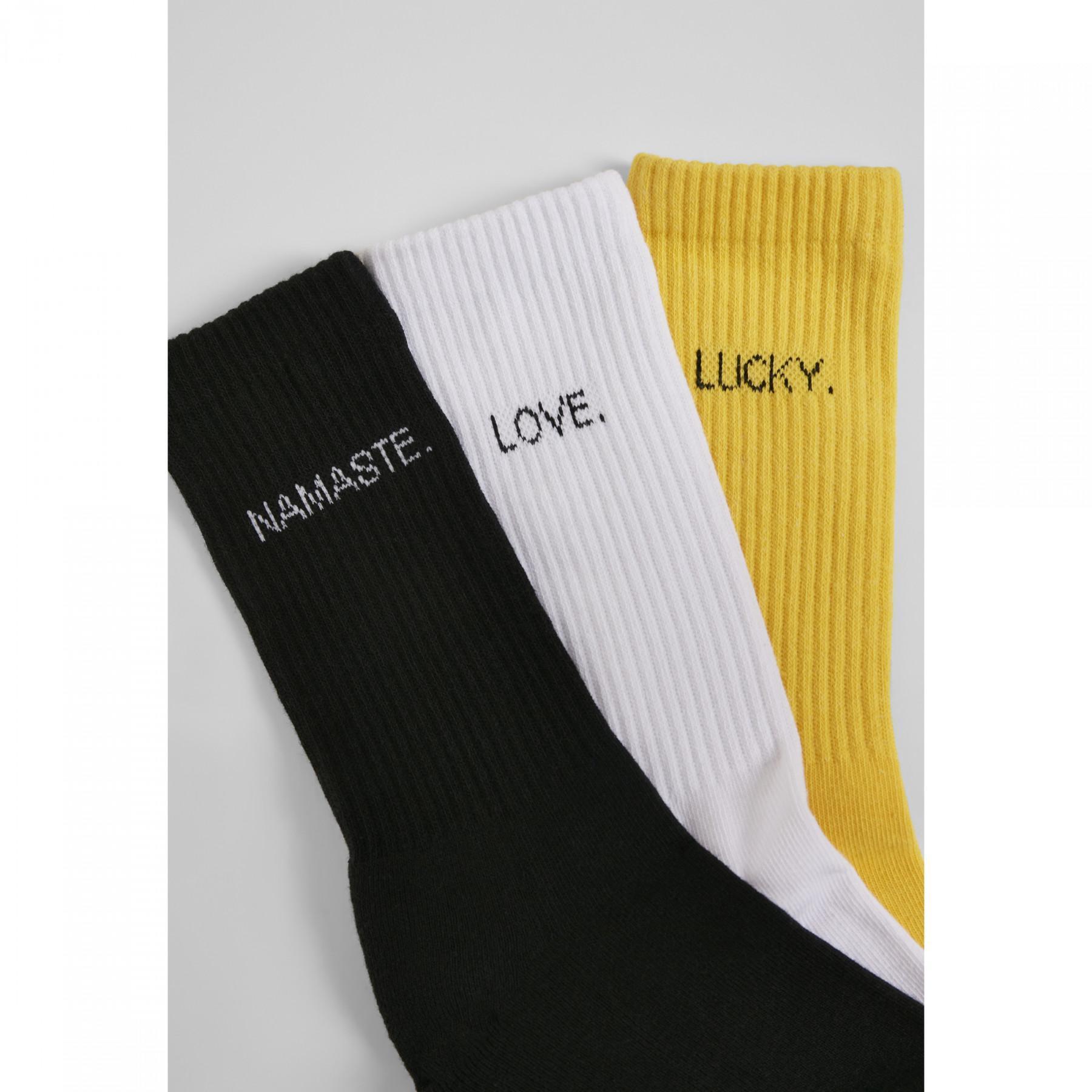 Chaussettes Urban Classic Wording (x3)