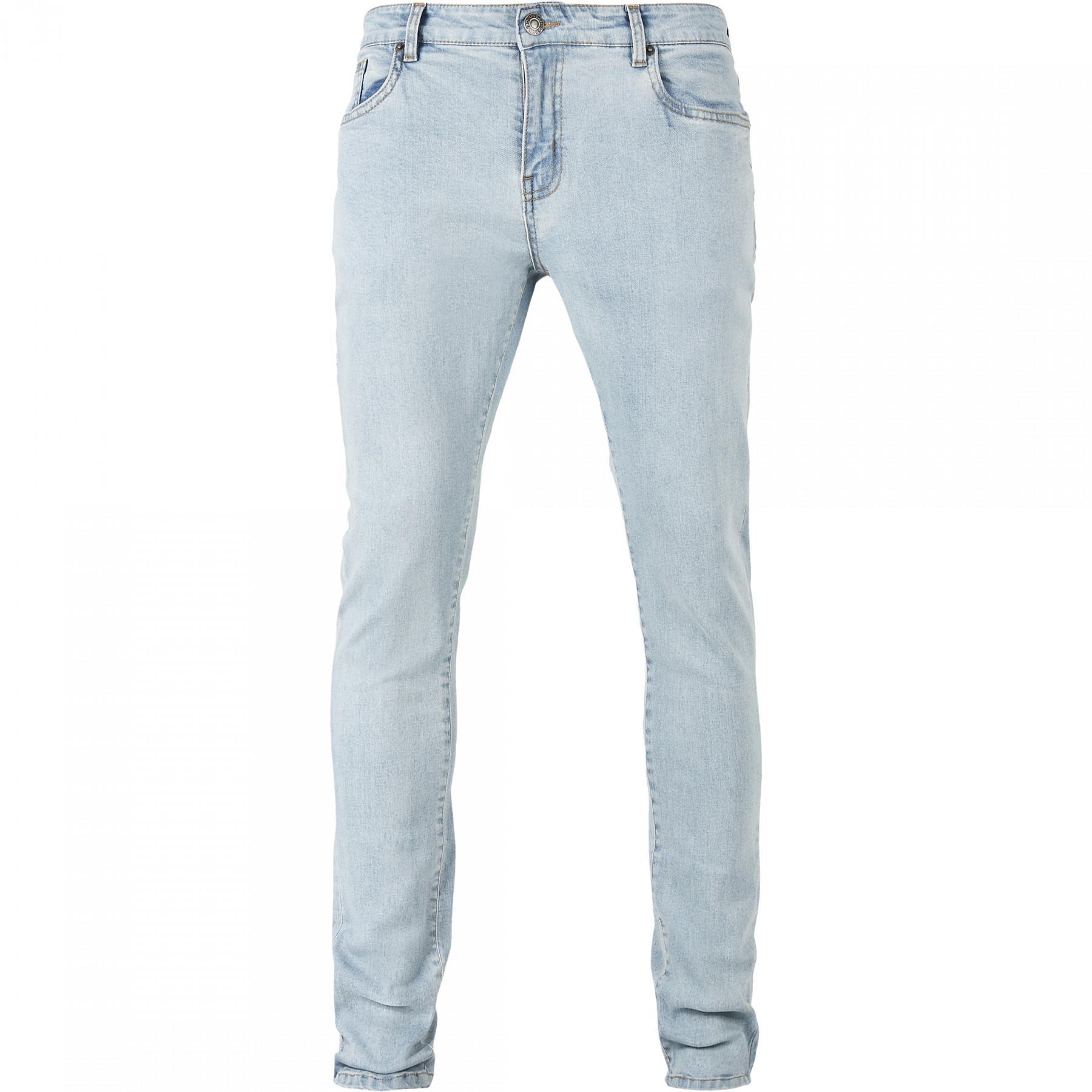 Pantalon jeans Urban Classics slim fit zip